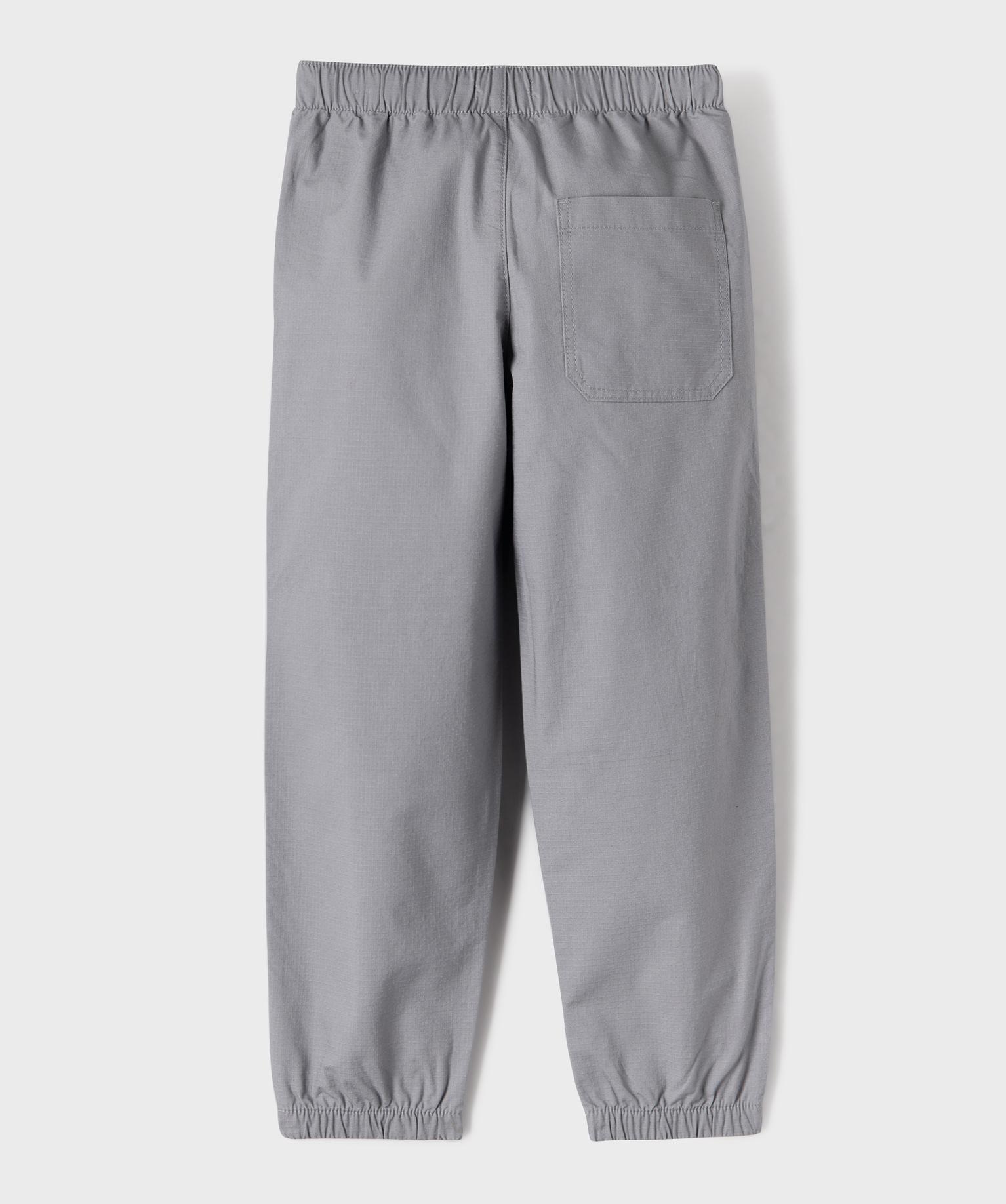 Pantalon parachute avec taille élastique ajustable garçon - 6A - gris - GEMO