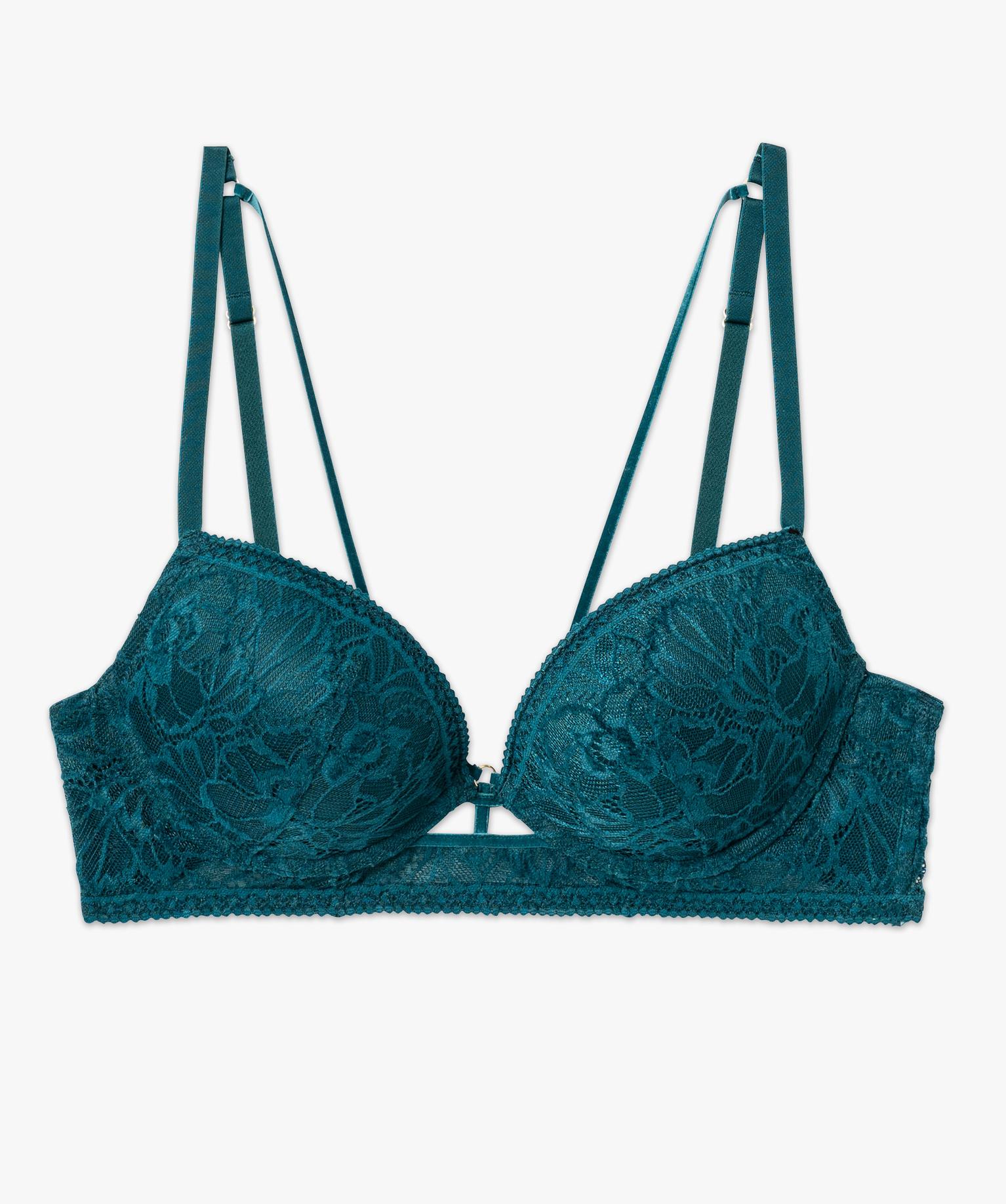 Soutien-Gorge Push-up Avec Armatures Et Nœud Strass – Bustier Femme Petit, Lingerie Tendance