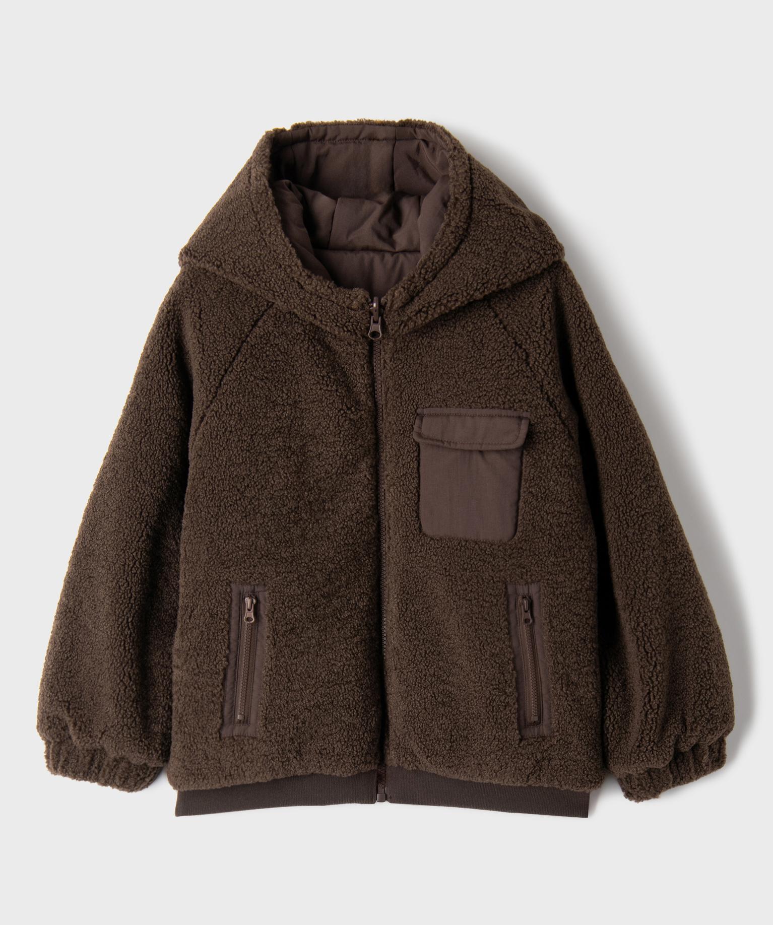 Sweat zippé à capuche réversible garçon - GEMO