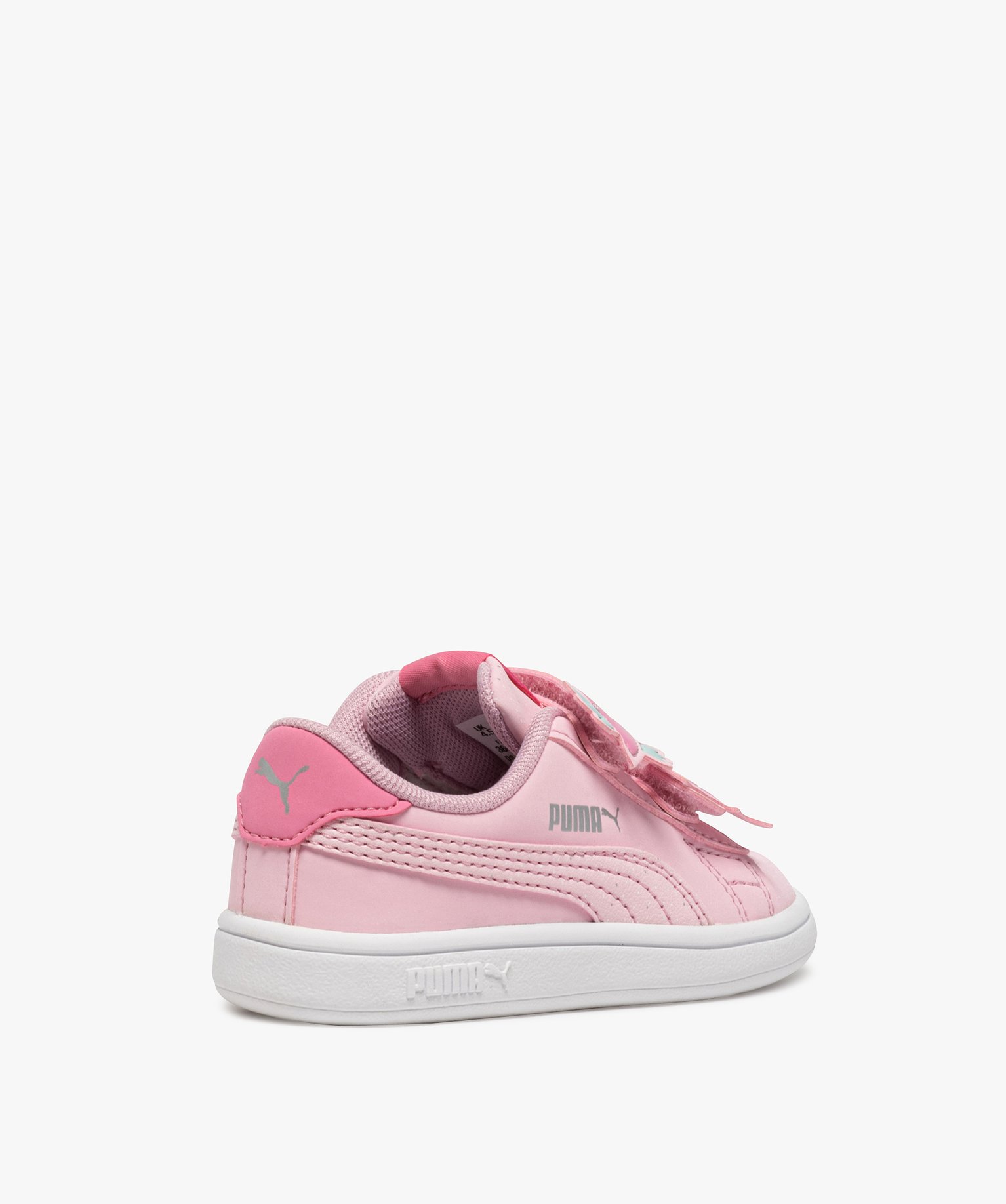 Baskets bebe fille a scratch etoile et c ur Puma rose GEMO