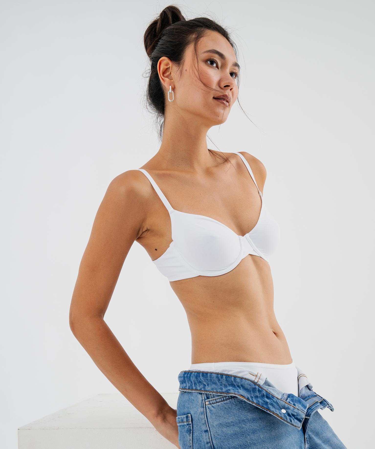Soutien-gorge corbeille en microfibre femme - GEMO Soutien-gorge corbeille en microfibre femme - GEMO