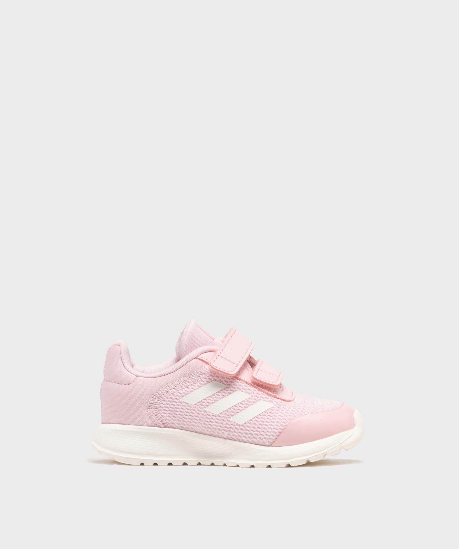 Baskets à scratchs en textile bébé fille - Adidas - 21 - rose clair - ADIDAS
