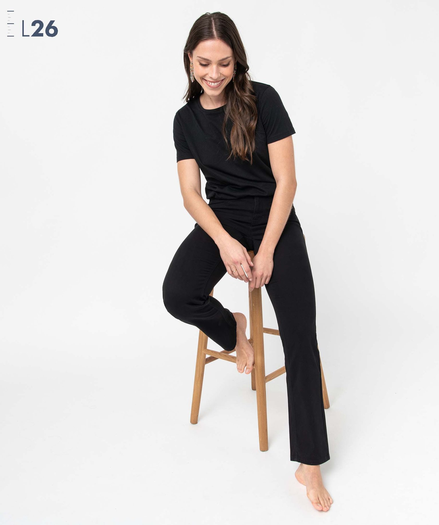 Jean femme coupe Regular - L26 - 40 - noir - GEMO
