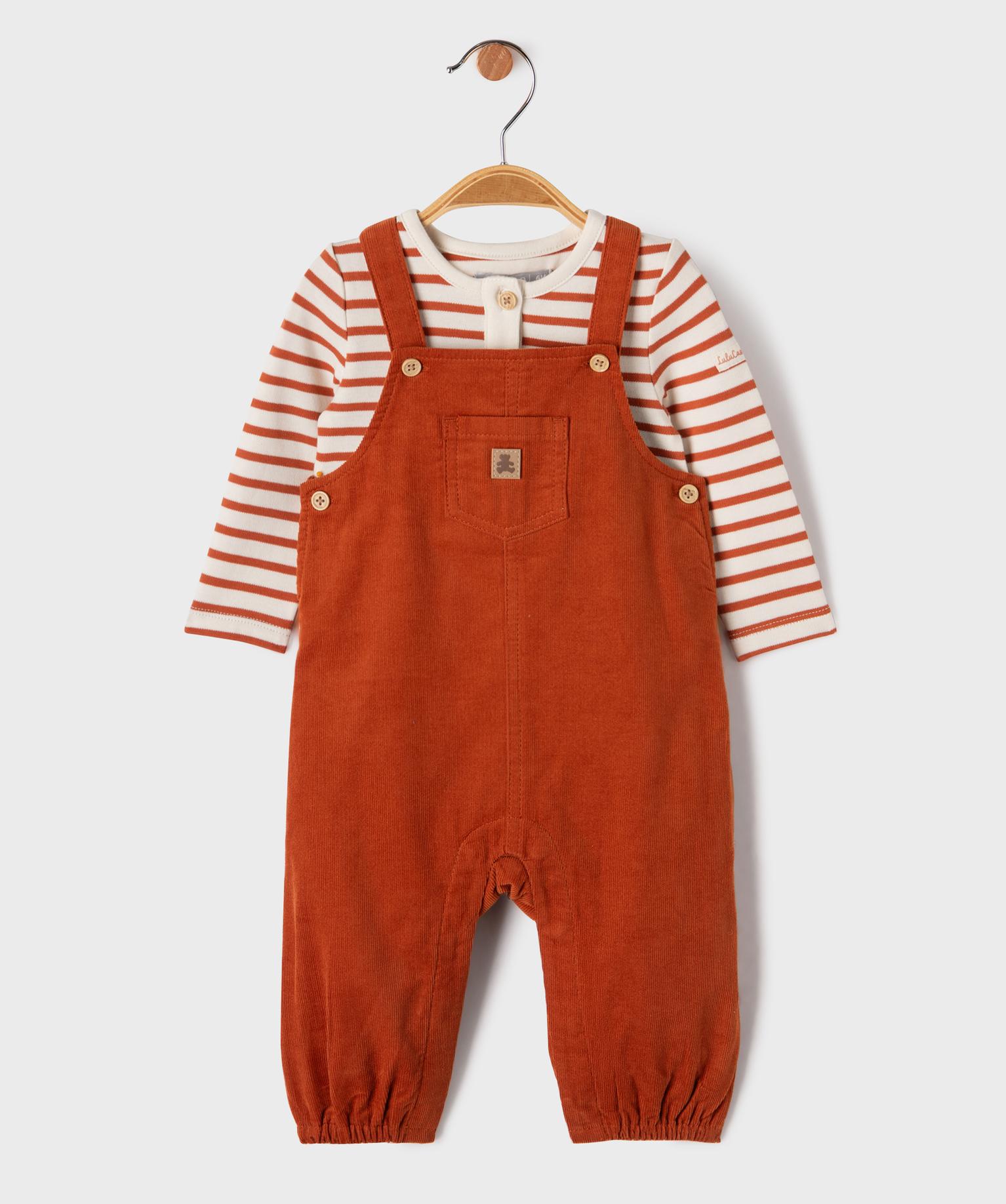 Ensemble 2 pièces salopette et body bébé garçon - LuluCastagnette - LULUCASTAGNETTE Ensemble 2 pièces salopette et body bébé garçon - LuluCastagnette - LULUCASTAGNETTE