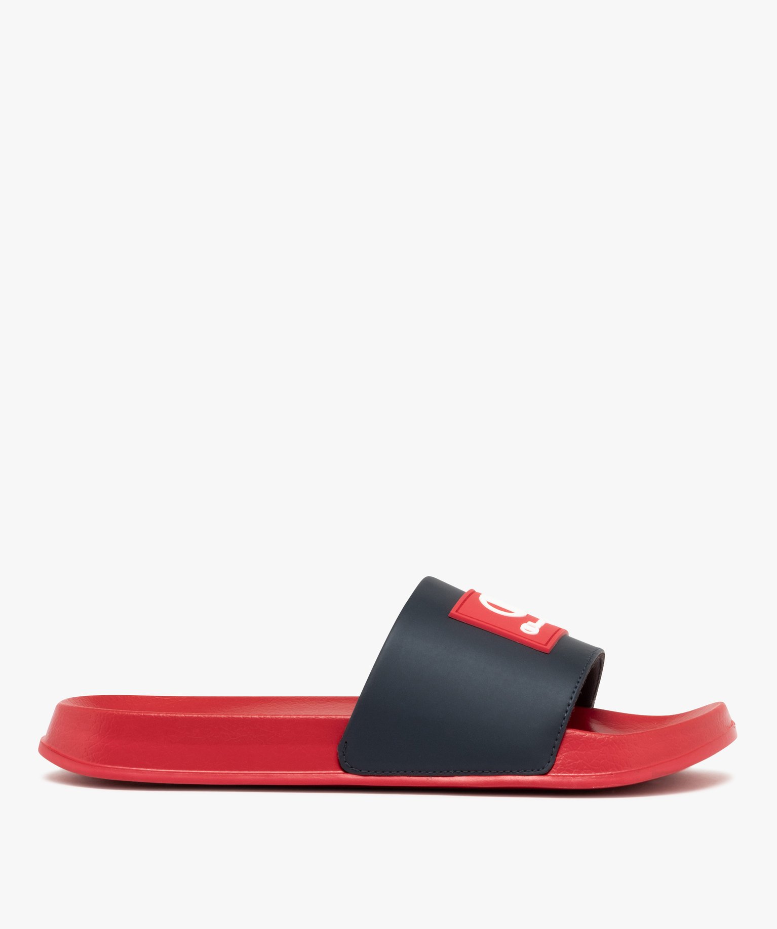 Mules de piscine homme à bandeau signature 3D - Champion USA - 45 - rouge - CHAMPION USA