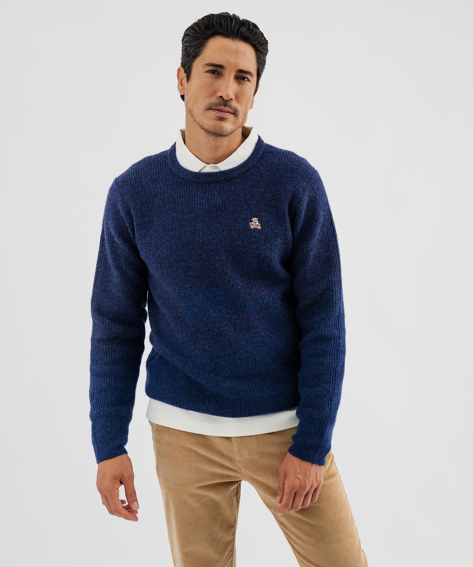 Pull col rond homme - LuluCastagnette - 54-56/3XL - 50007 - LULUCASTAGNETTE
