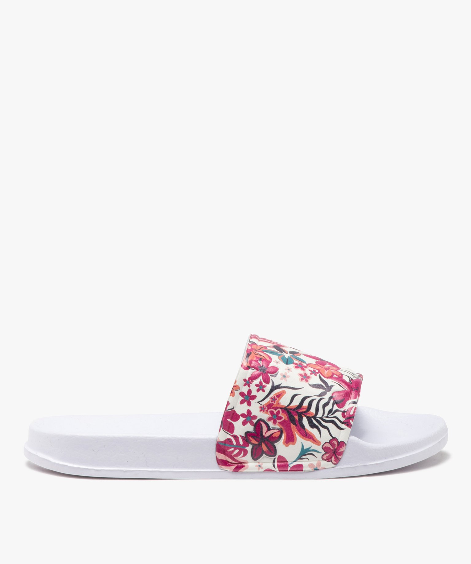 Mules de piscine fille au motif fleural - 30 - multicolore - GEMO