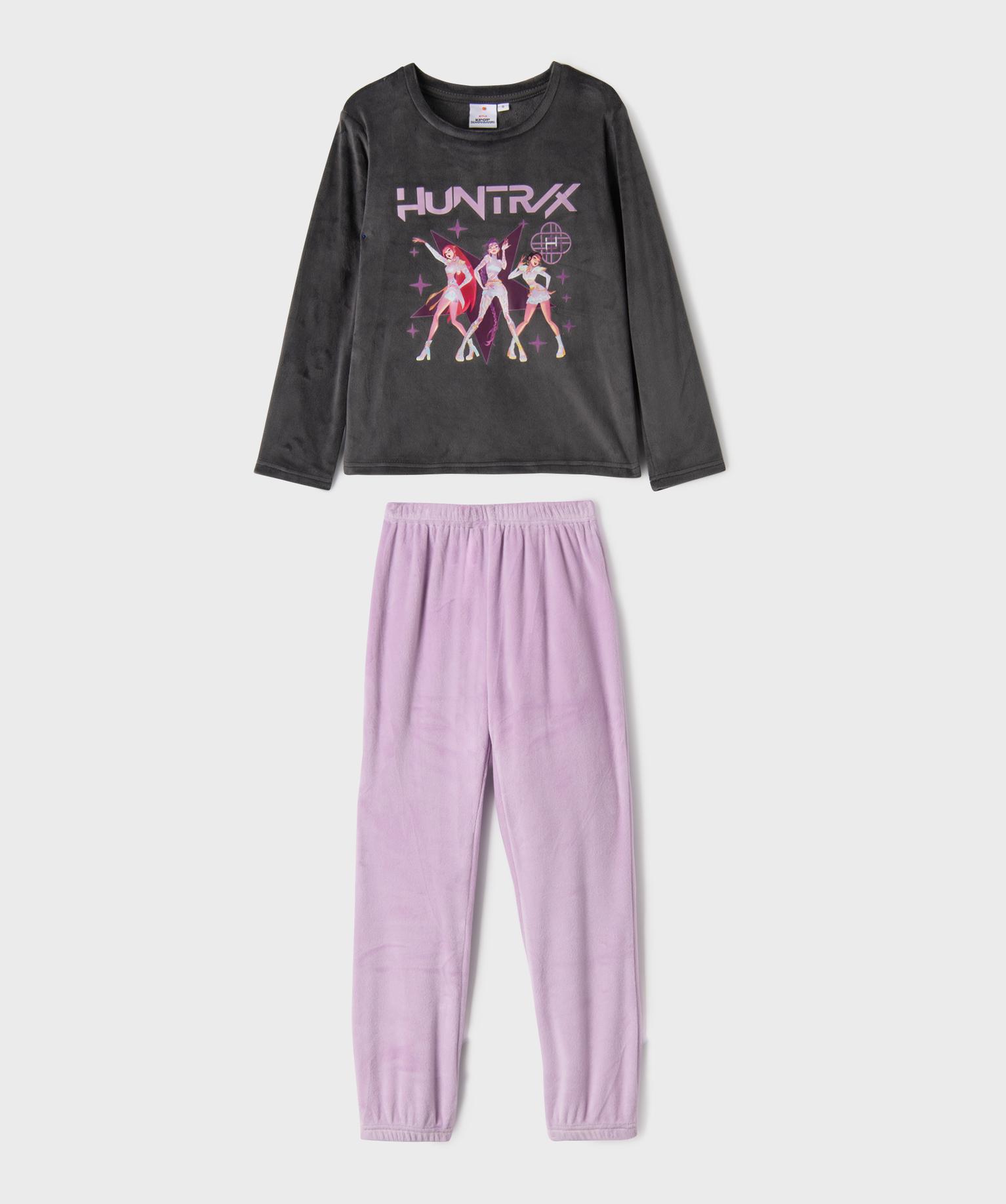 Pyjama en velours avec motif Huntrix fille - K-Pop Demon Hunters - KPOP DEMON HUNTERS