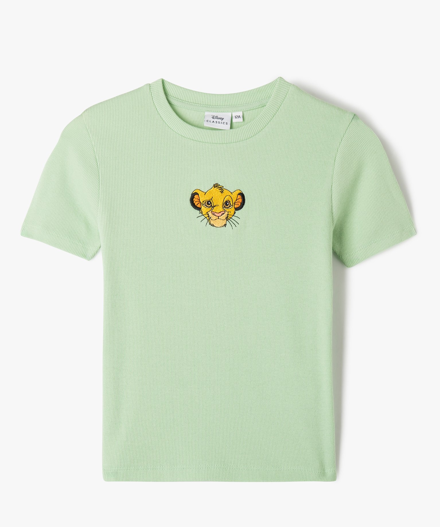 Tee-shirt à manches courtes avec motif Simba fille - Disney - ROI LION
