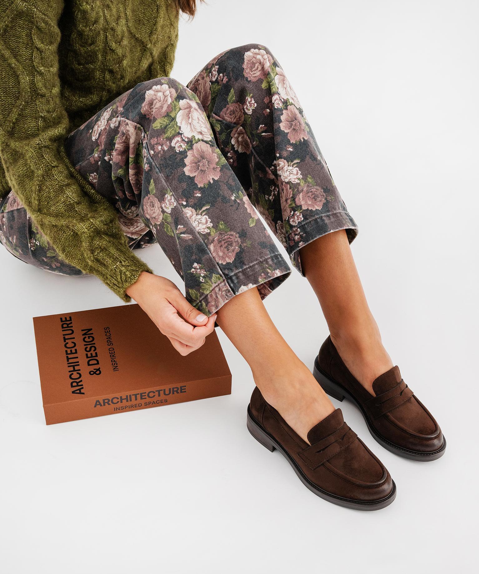 Mocassins en suédine femme - Follow Me - FOLLOW ME Mocassins en suédine femme - Follow Me - FOLLOW ME