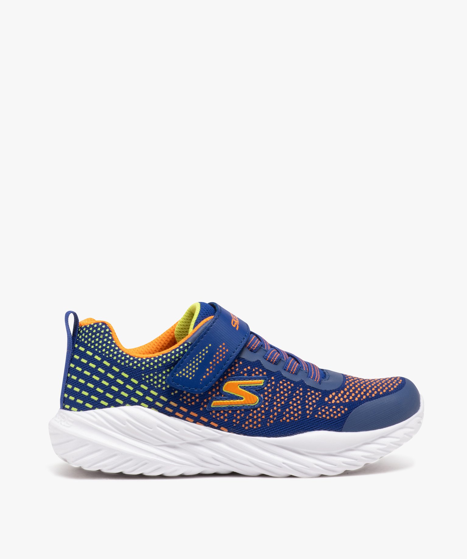 Baskets garçon en mesh à reliefs contrastants - Skechers - 32 - bleu vif - SKECHERS