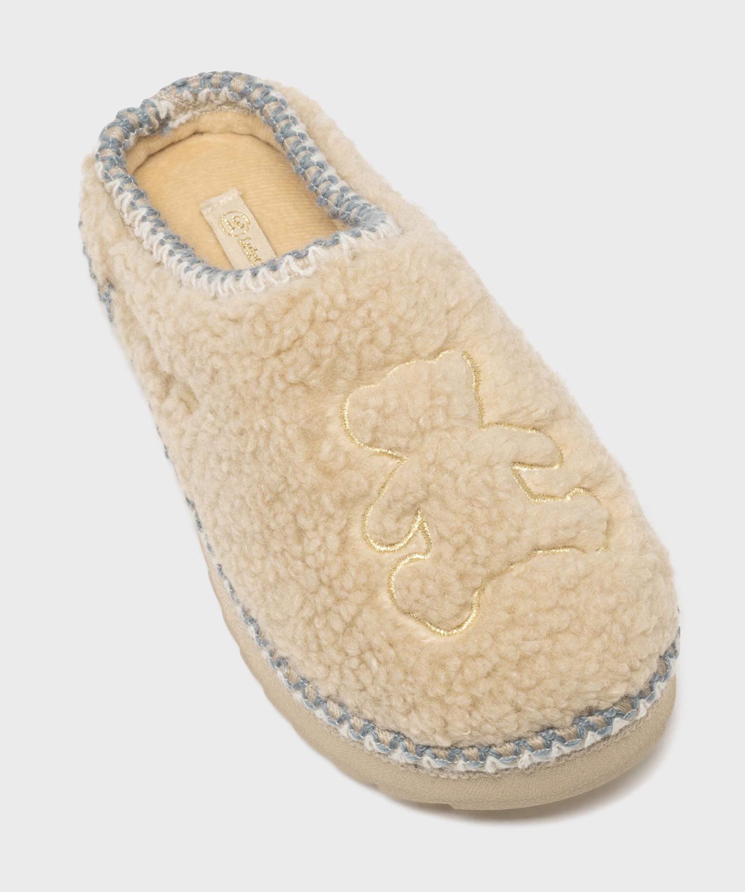 Chaussons mules en sherpa fille - LuluCastagnette - LULUCASTAGNETTE