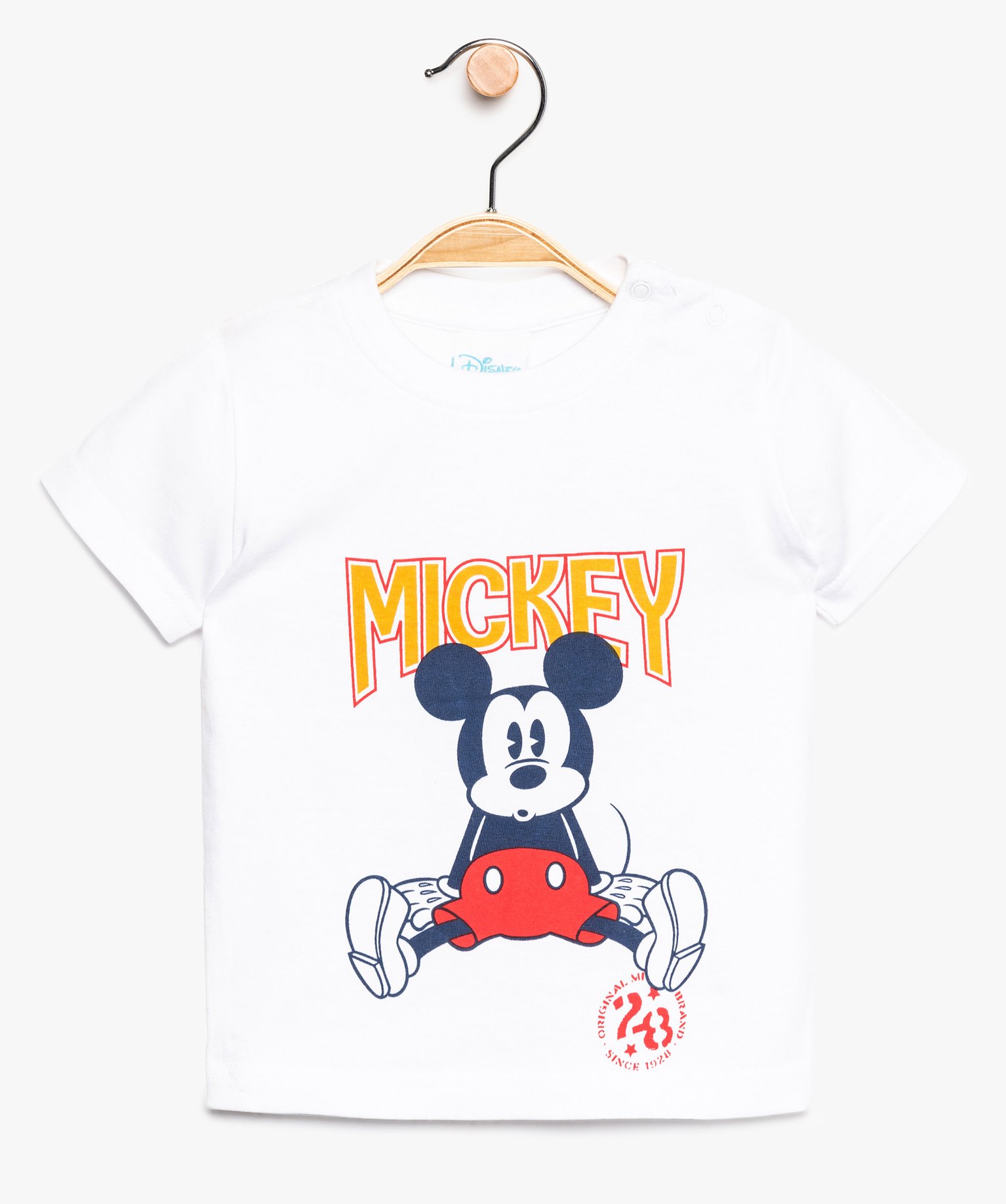 Tee-shirt bébé garçon impirmé Mickey Mouse - Disney