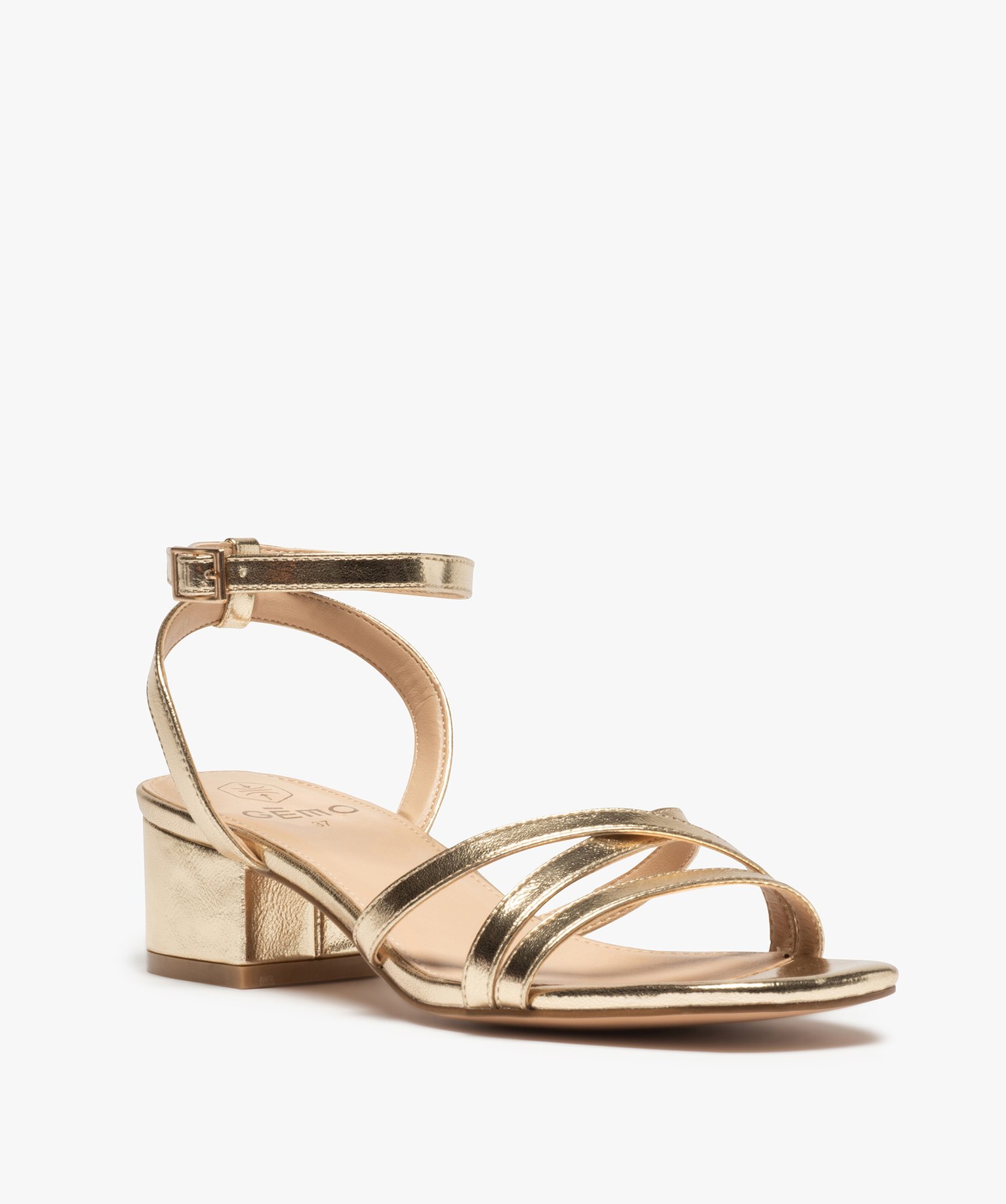 gemo sandales dorées