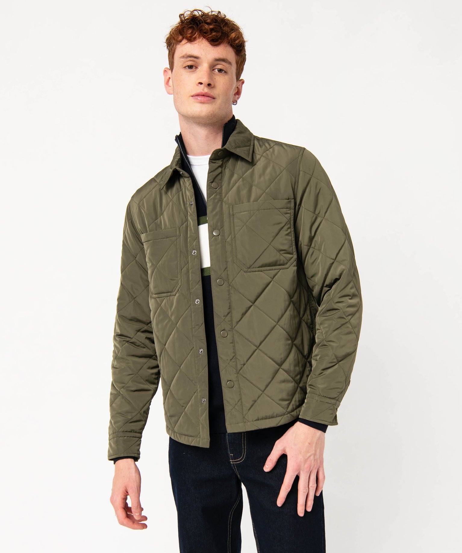 Veste fine matelassé homme - XS - kaki - GEMO