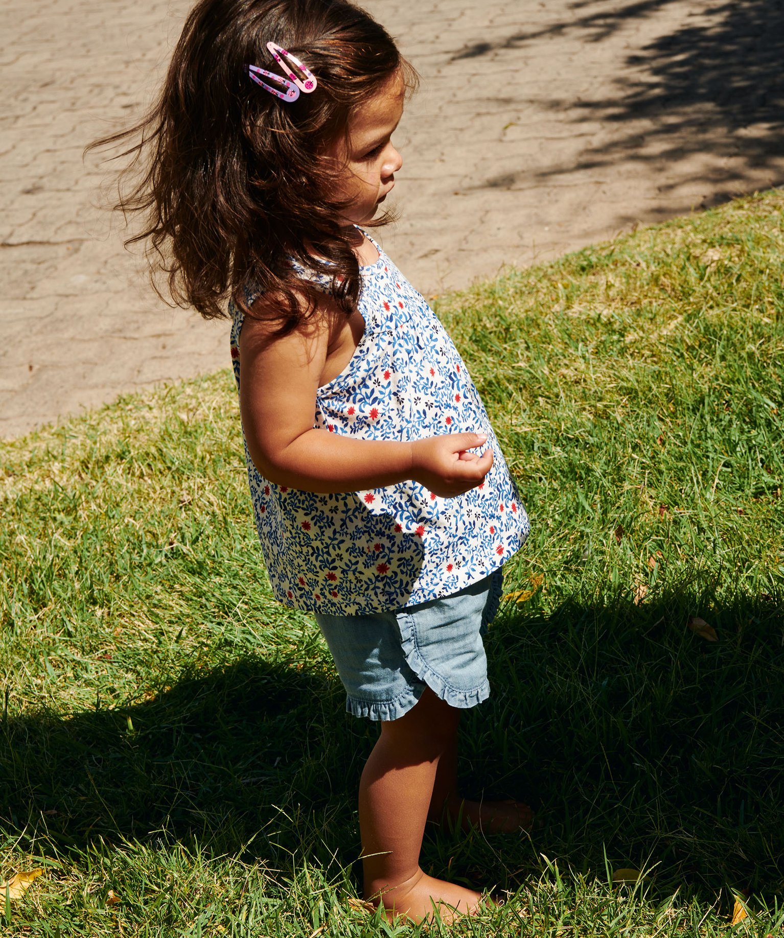 Débardeur à motifs fleuris bébé fille - 4 - ecru - GEMO