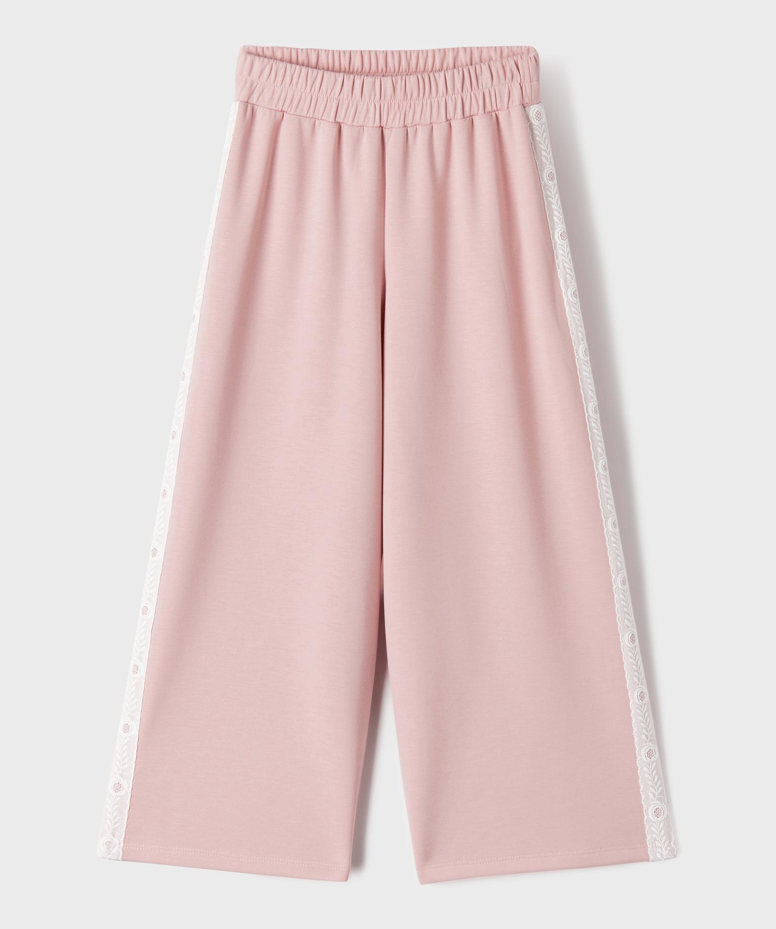 Pantalon de jogging fluide fille - 9A - rose standard - GEMO
