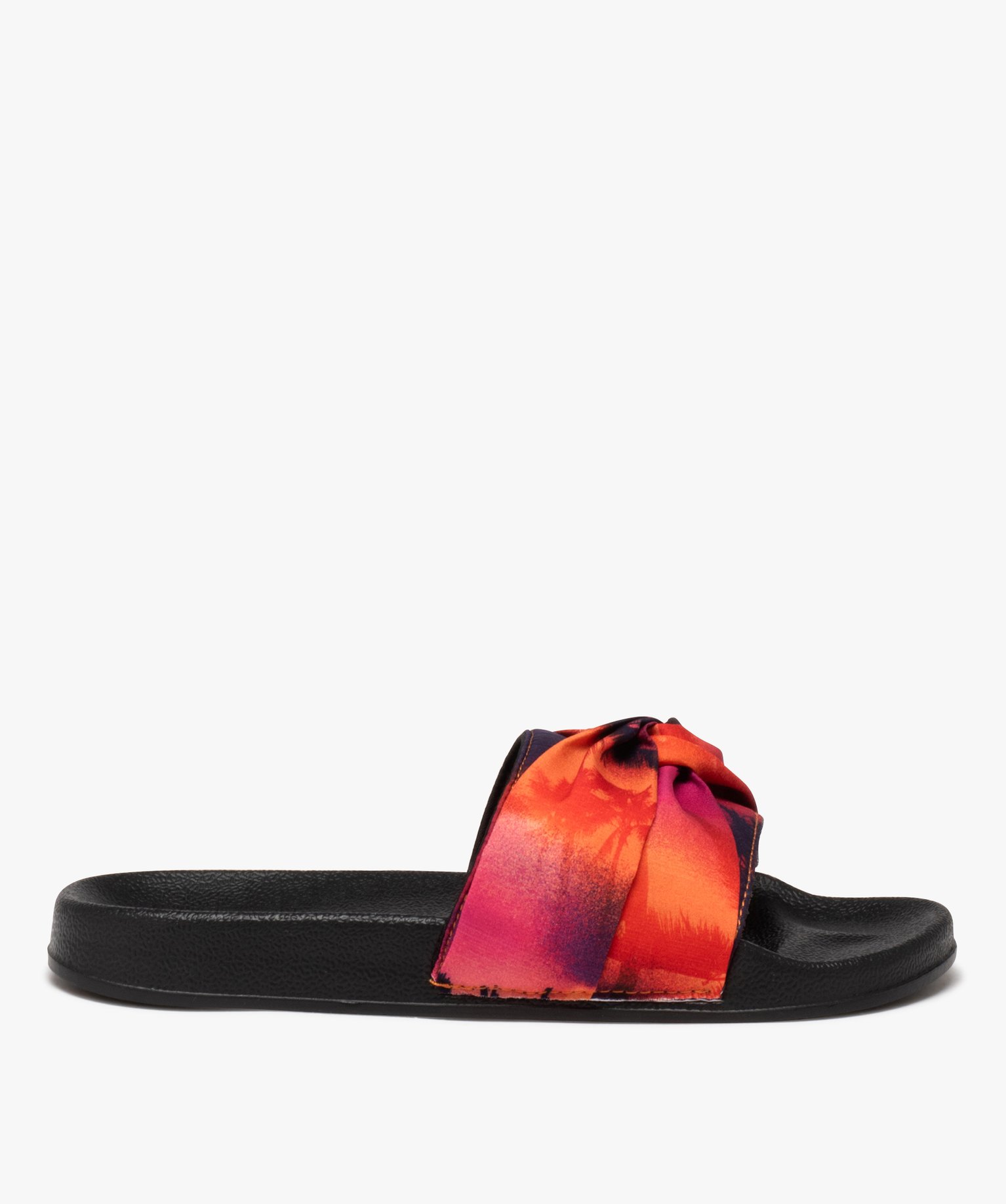 Mules de piscine femme à bandeau avec tissu drapé - Maui and Sons - 41 - multicolore - MAUI ANS SONS