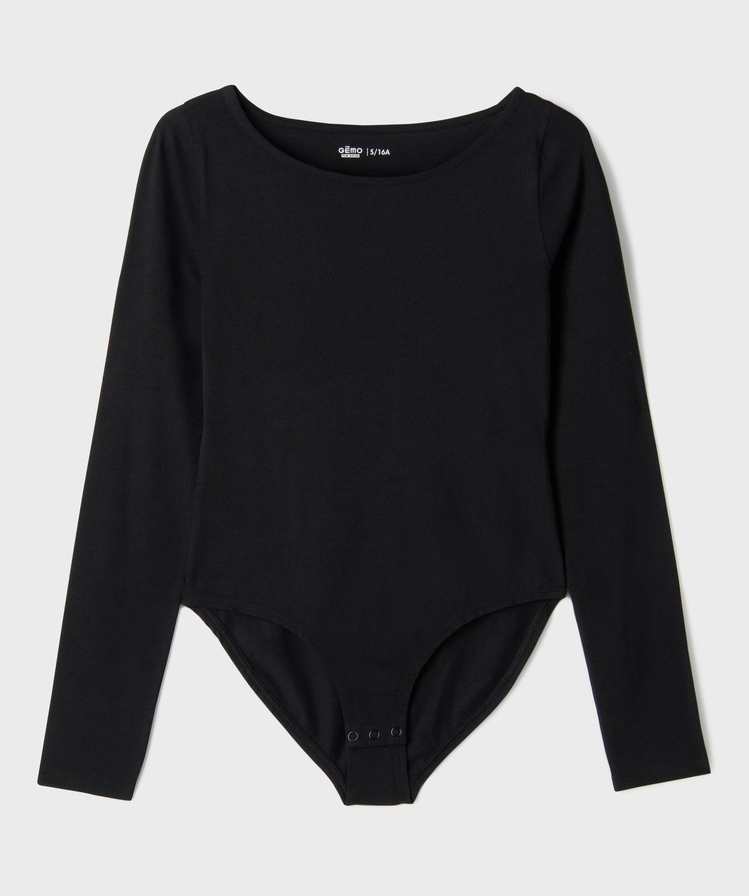 Body encolure bateau uni fille - GEMO Body encolure bateau uni fille - GEMO