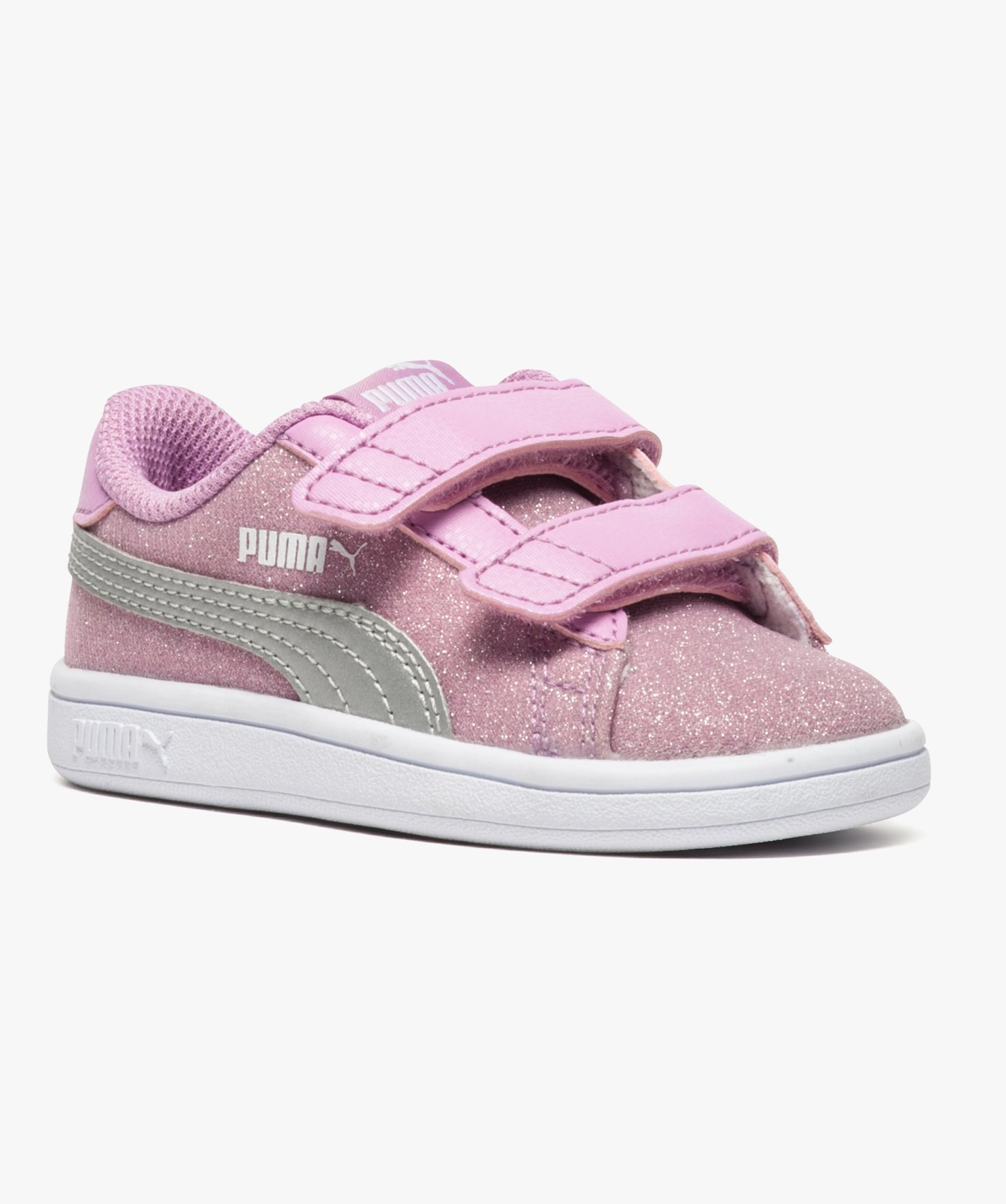 basket puma grise pailletée