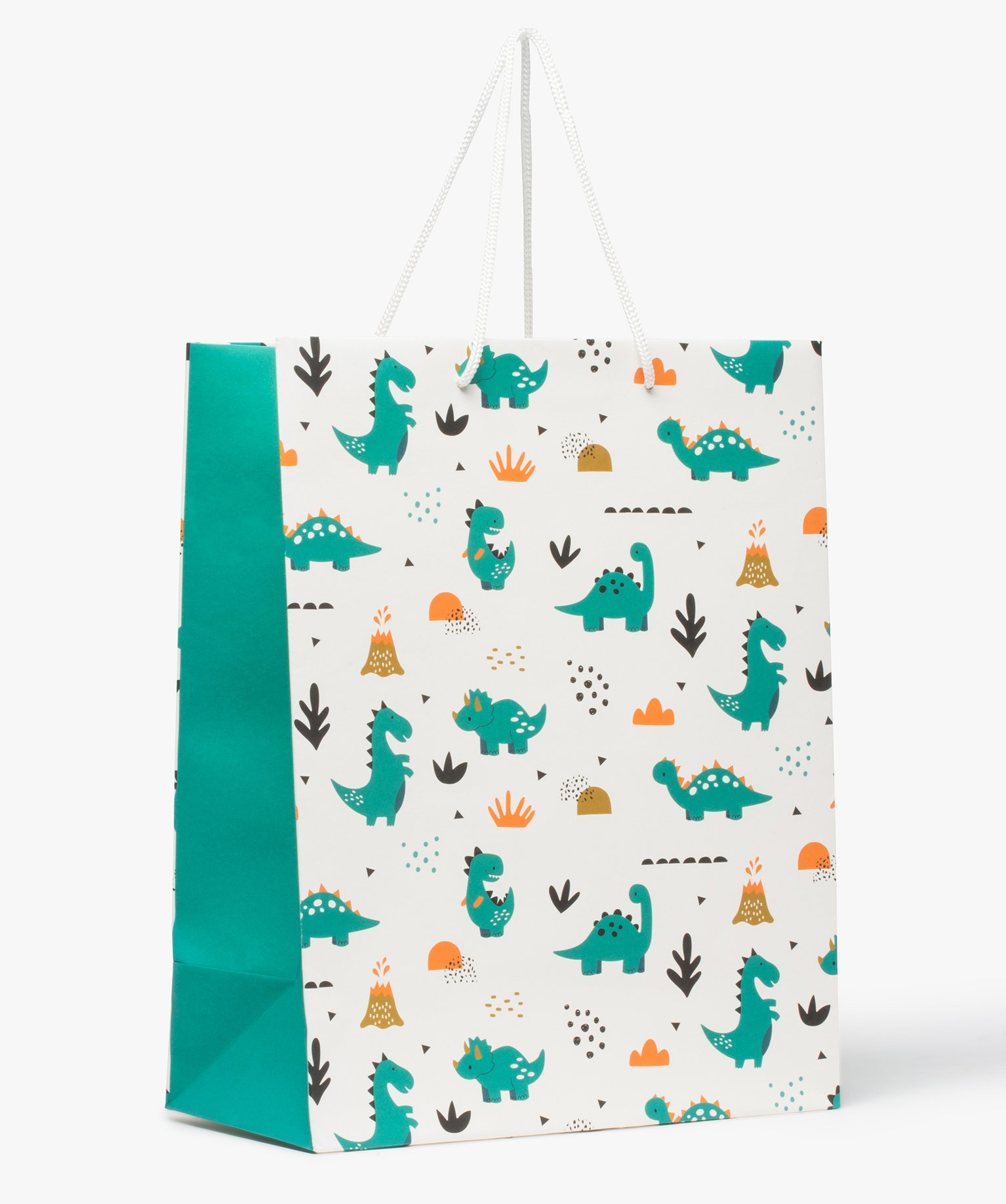 Pochette Cadeau Bebe Avec Motifs Dinosaures En Papier Recy Gemo