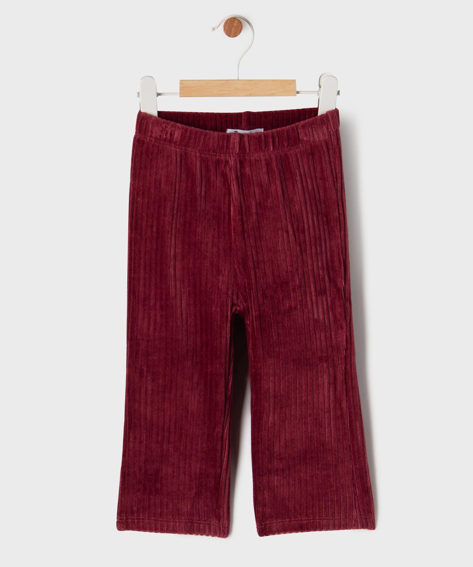 Pantalon évasé côtelé bébé fille - GEMO