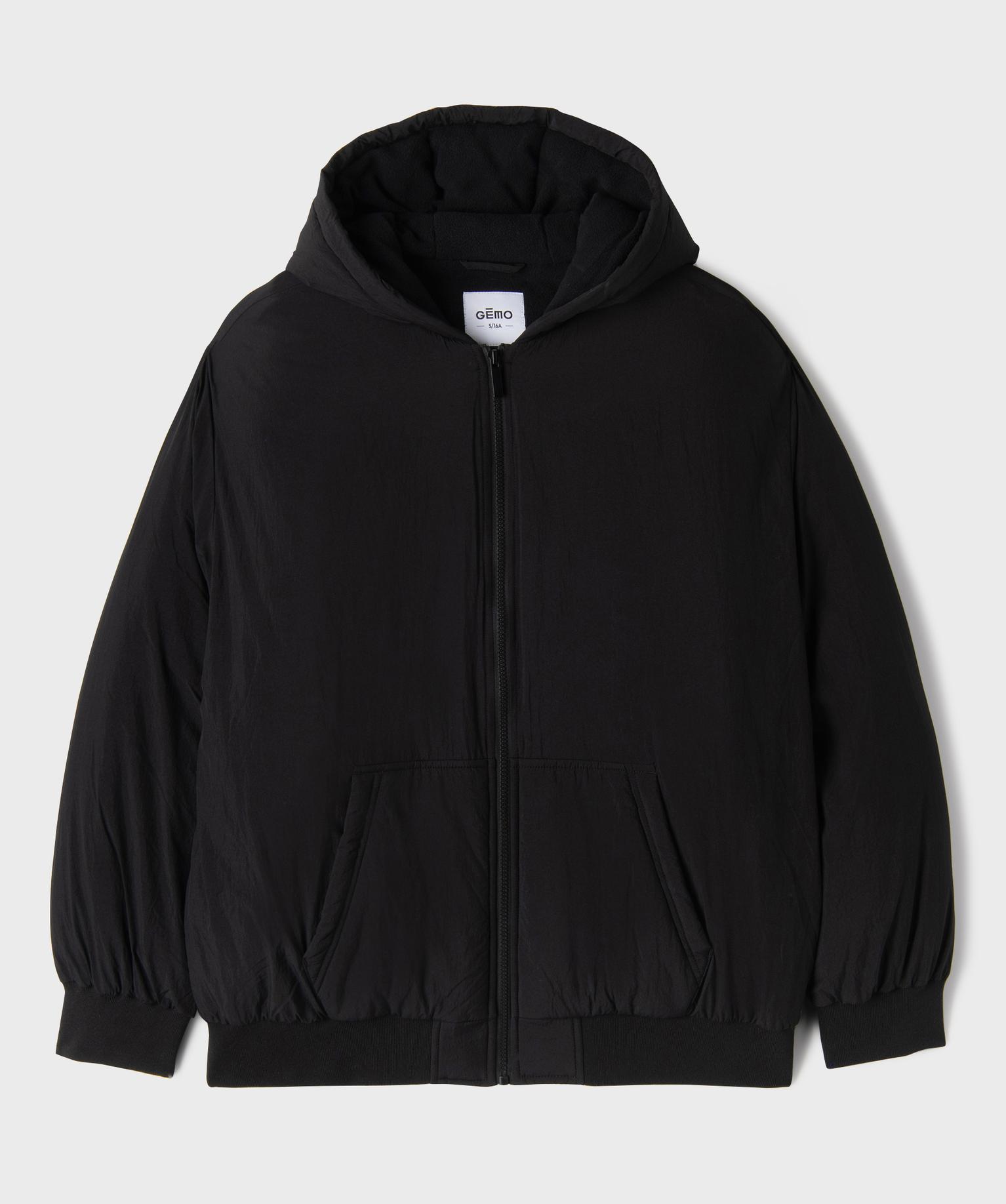 Blouson à capuche déperlant doublé polaire garçon - GEMO