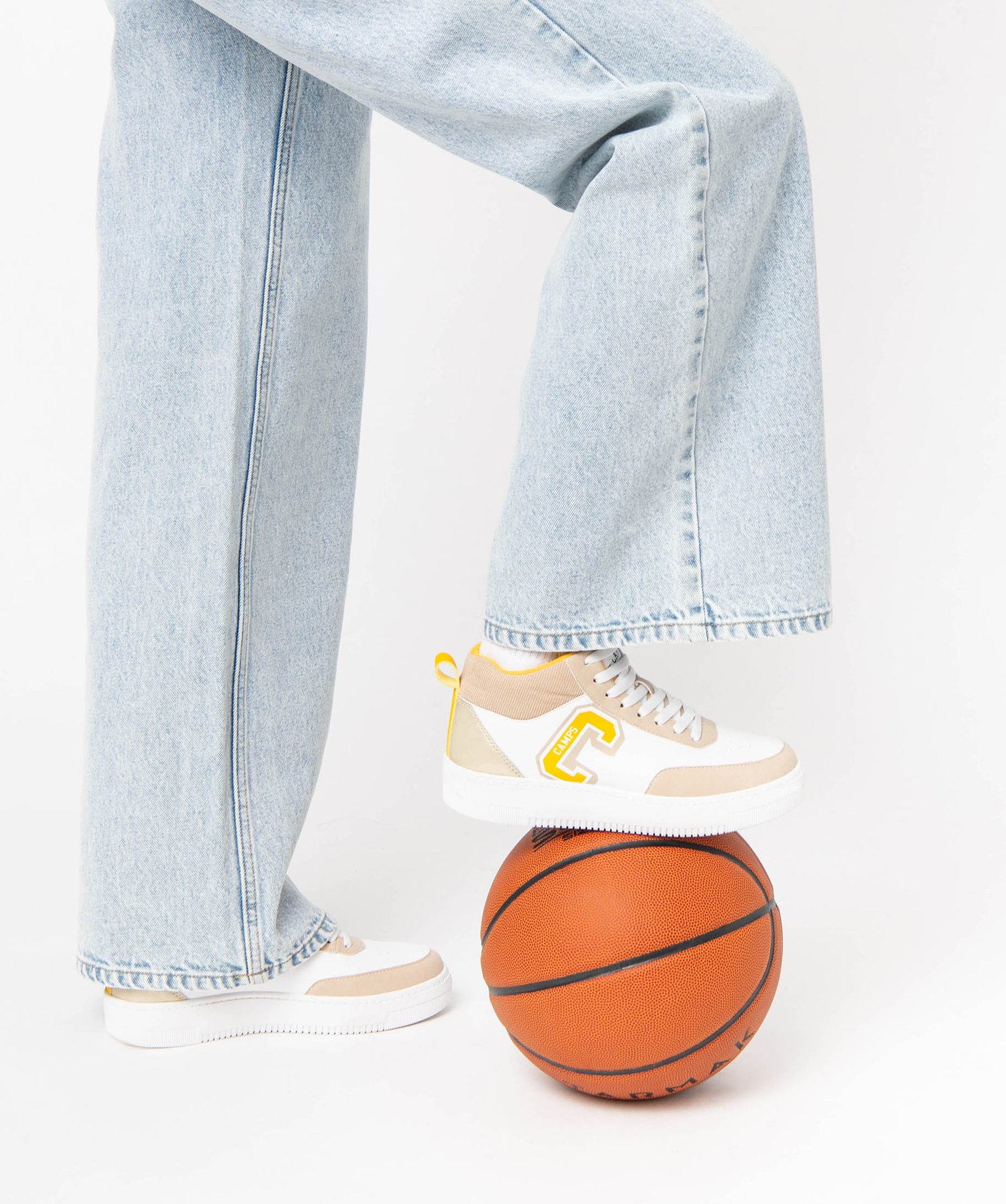 Baskets femme mid-cut multicolores - Camps United - 41 - beige - CAMPS UNITED DTR