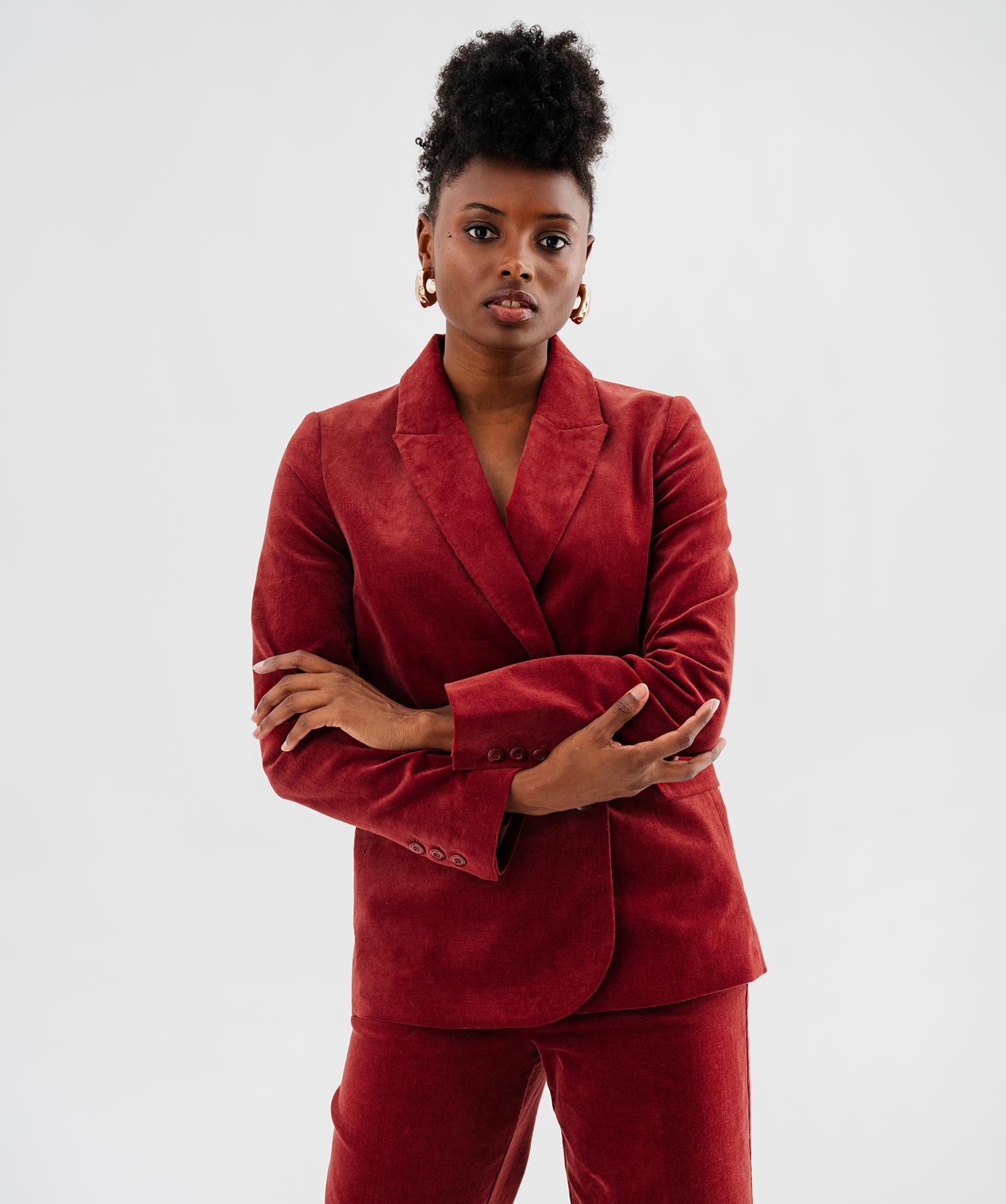 Veste blazer en velours femme - LuluCastagnette - LULUCASTAGNETTE