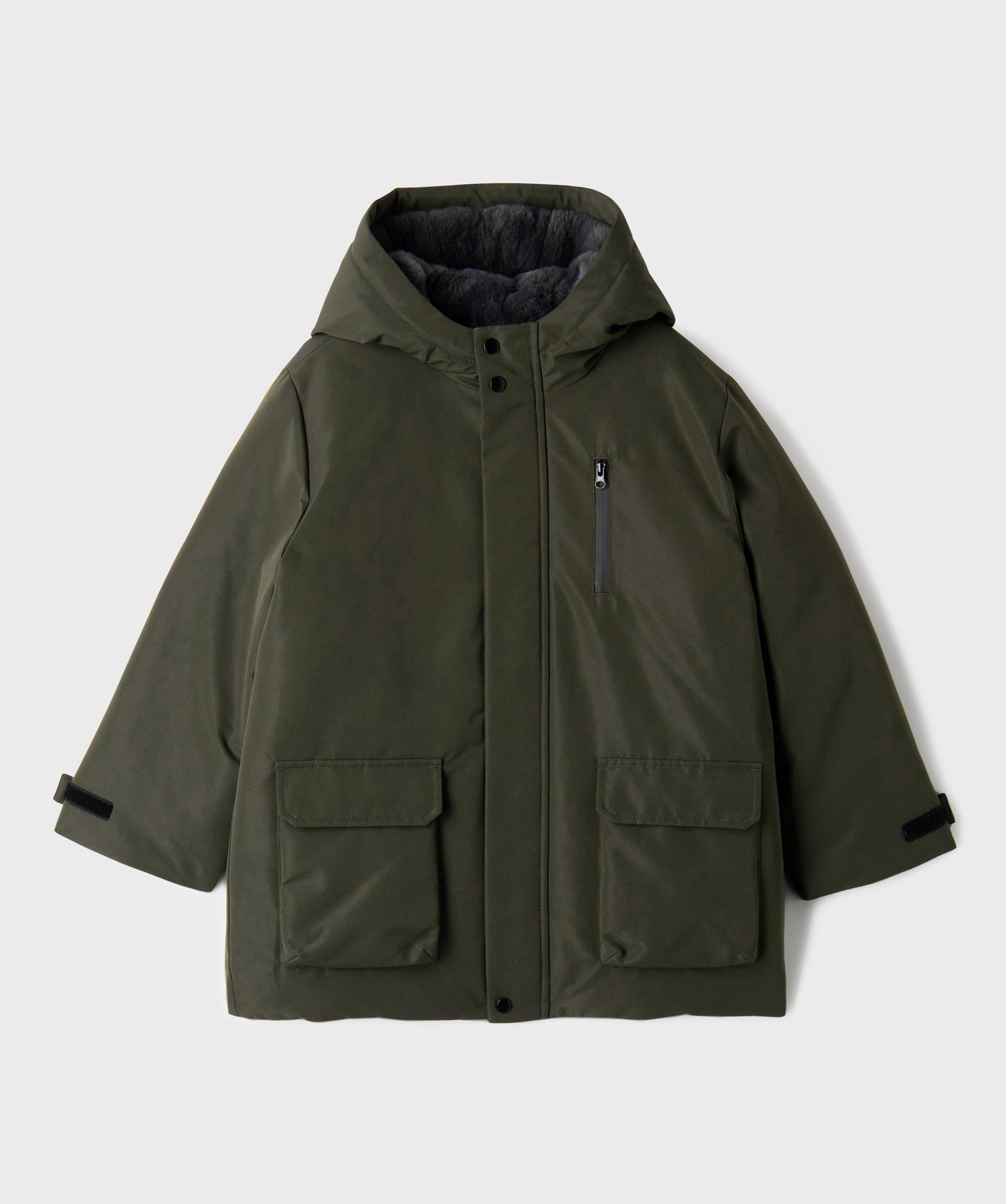 Parka à capuche avec doublure douillette garçon - GEMO Parka à capuche avec doublure douillette garçon - GEMO