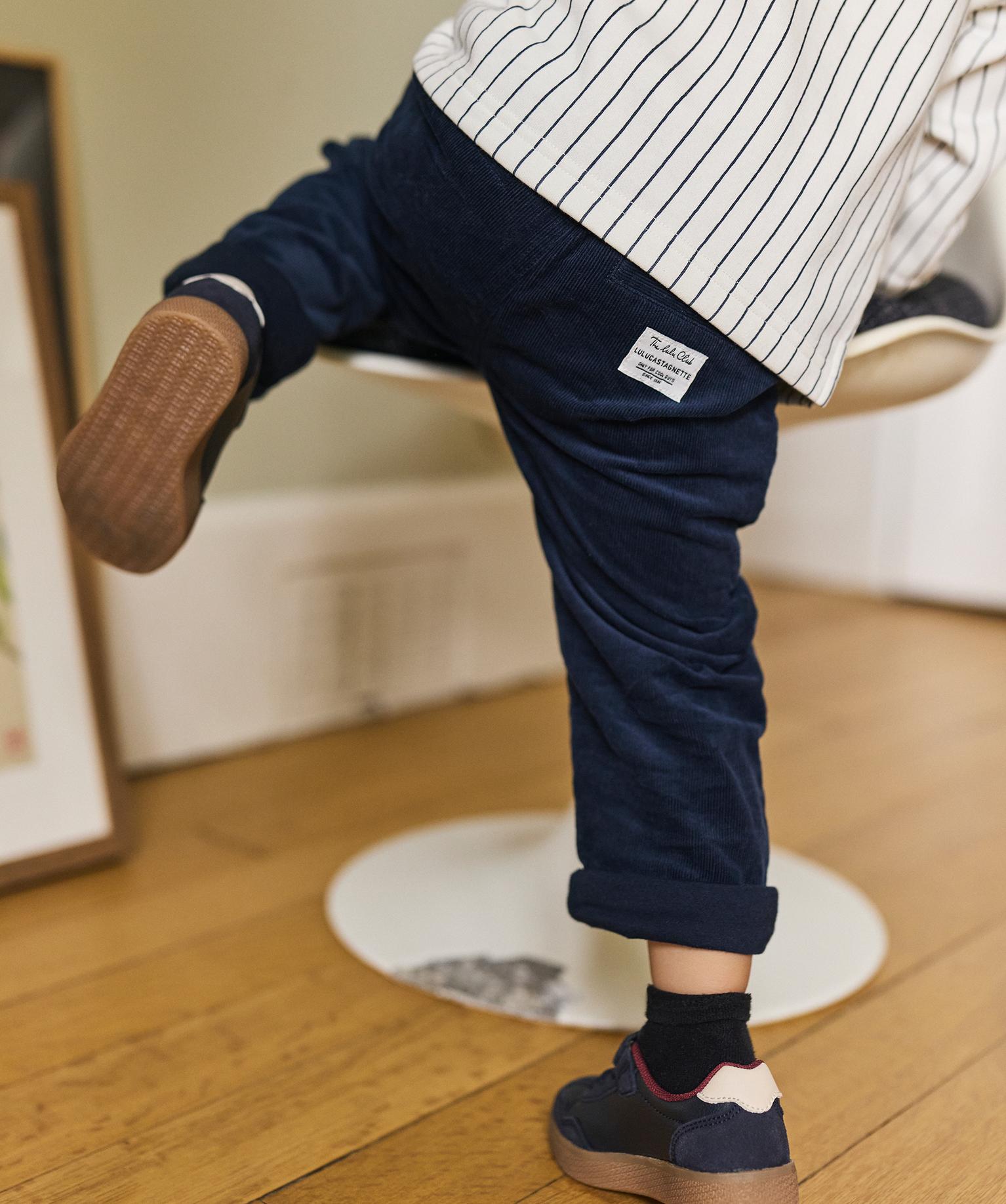 Pantalon en velours côtelé avec taille ajustable bébé garçon - LuluCastagnette - LULUCASTAGNETTE Pantalon en velours côtelé avec taille ajustable bébé garçon - LuluCastagnette - LULUCASTAGNETTE