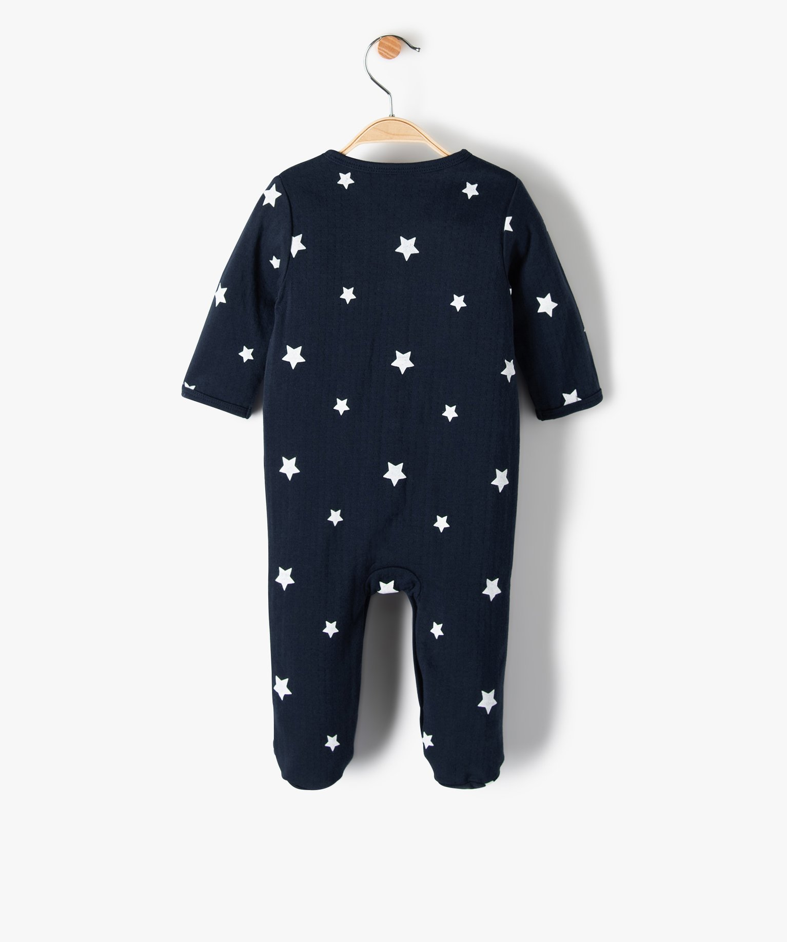 Pyjama Bebe Garcon Avec Motifs Etoiles 100 Coton Biolog Gemo