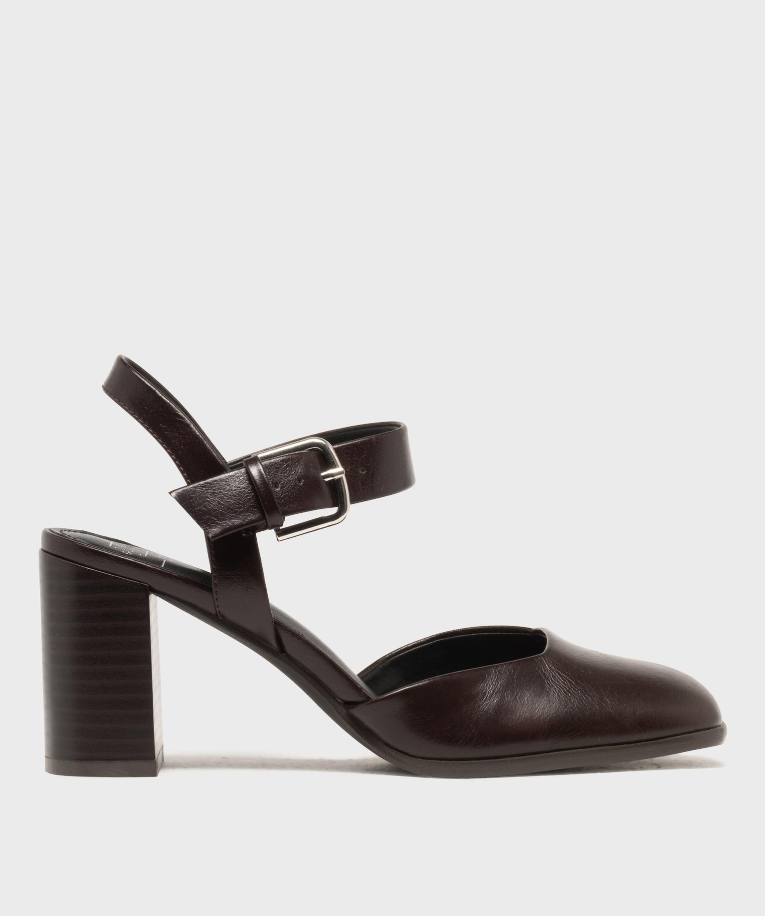 Escarpins sling back à talon large et bout carré femme - Follow Me - FOLLOW ME Escarpins sling back à talon large et bout carré femme - Follow Me - FOLLOW ME