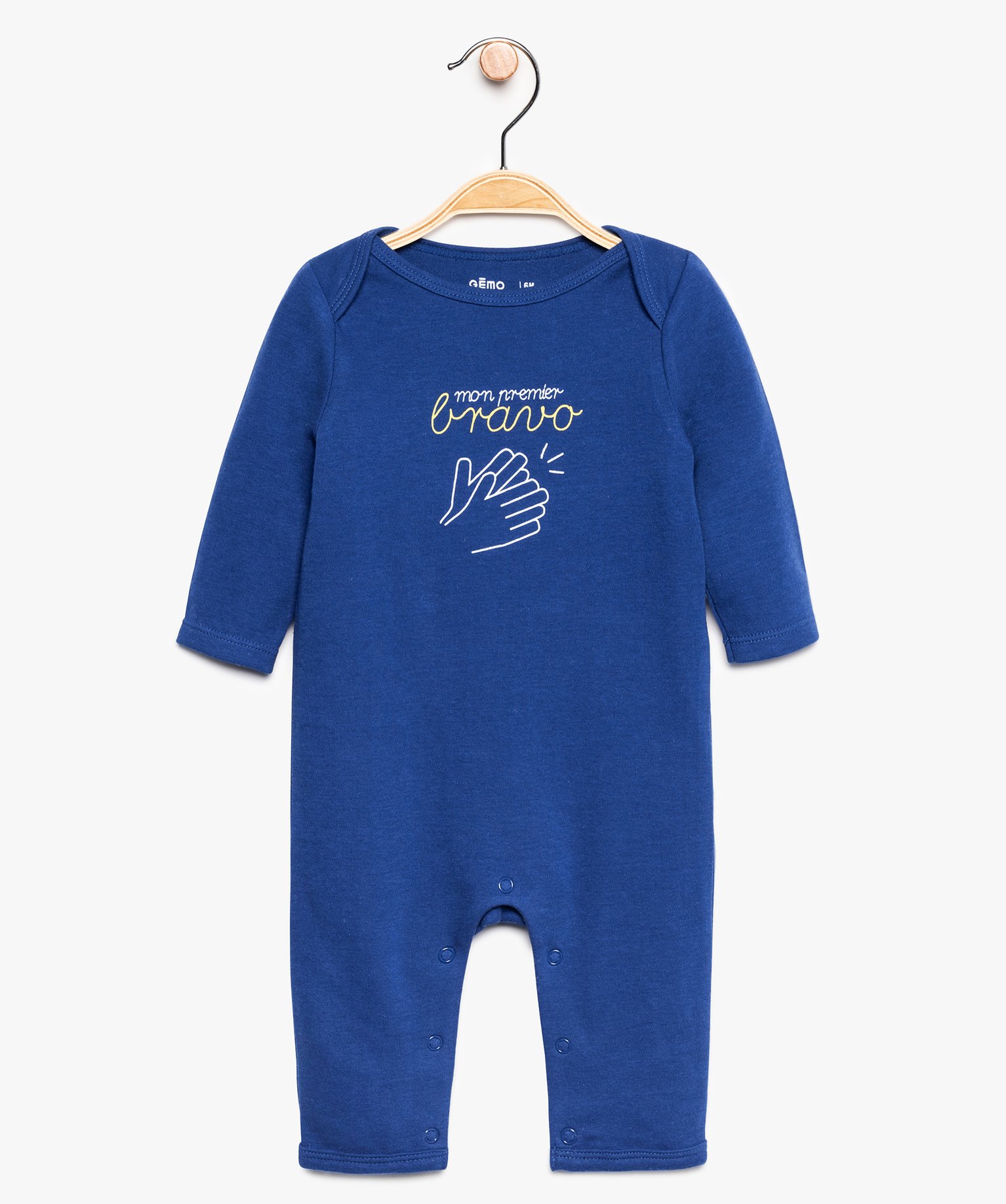 Pyjama Bebe Garcon Sans Pieds En Coton Bio Gemo