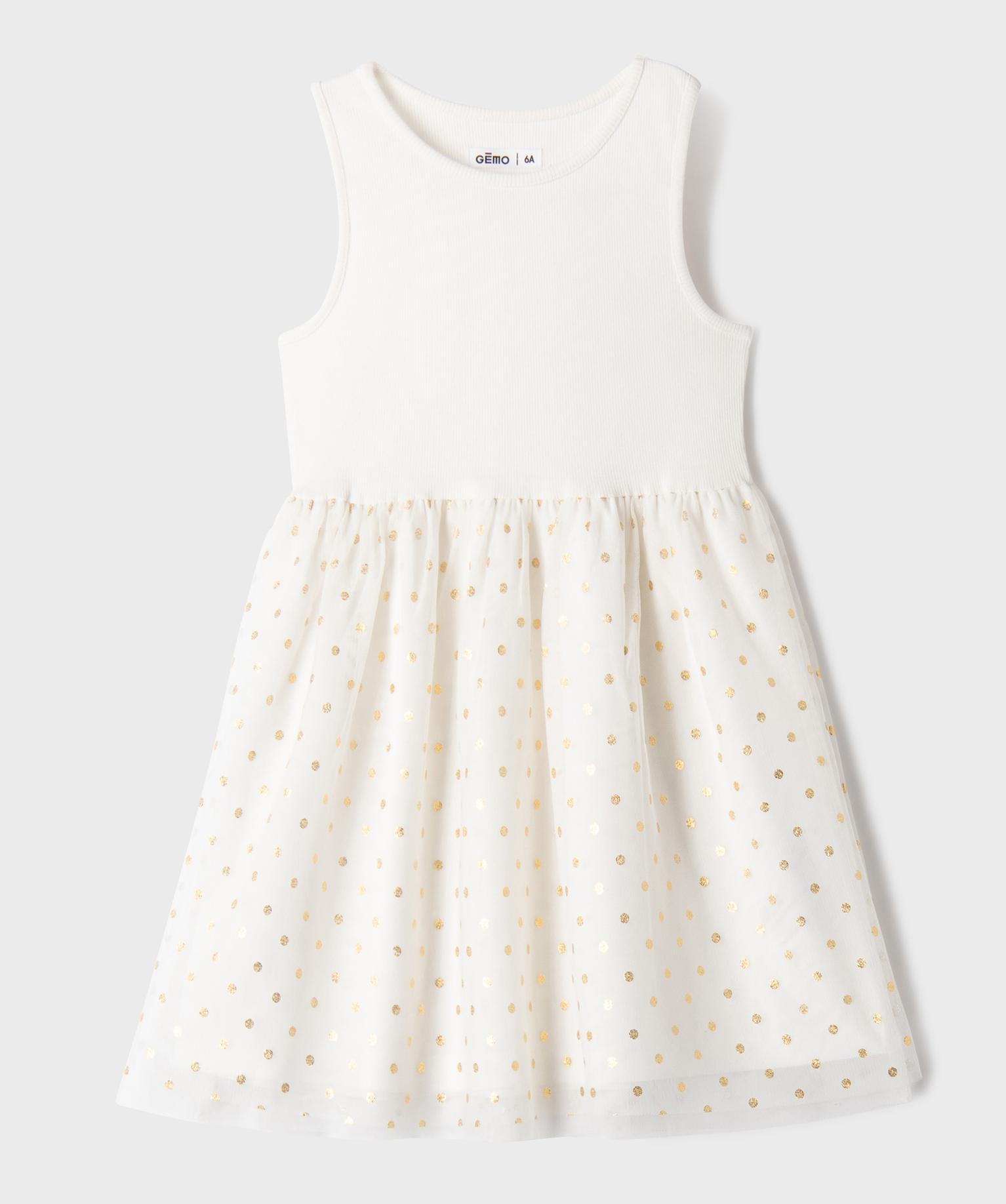Robe courte de cérémonie fille - 5A - dore - GEMO