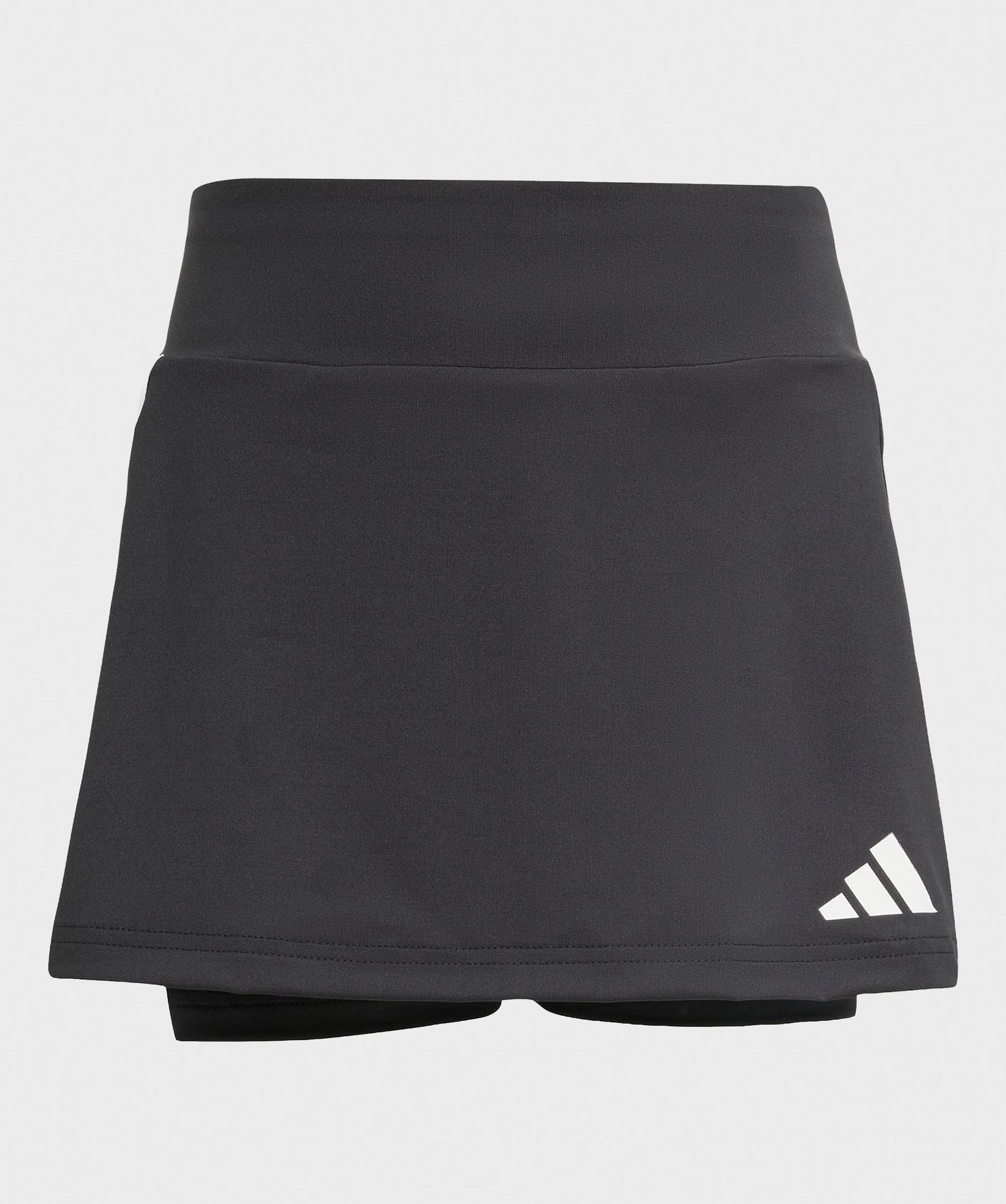 Short jupe de sport fille - Adidas - 11/12A - noir standard - ADIDAS