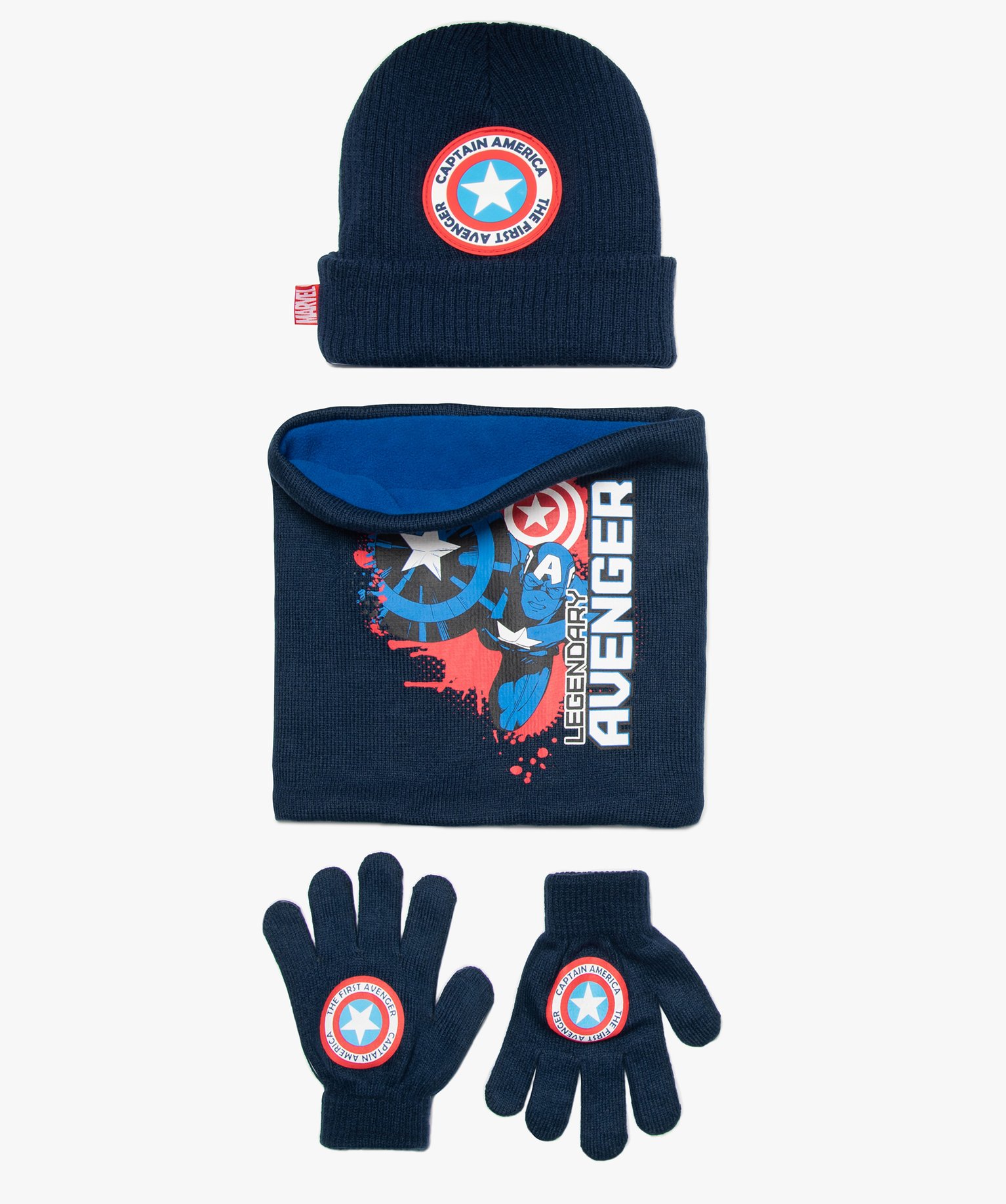 Ensemble garçon 3 pièces : gants, bonnet et snood - Avengers - AVENGERS