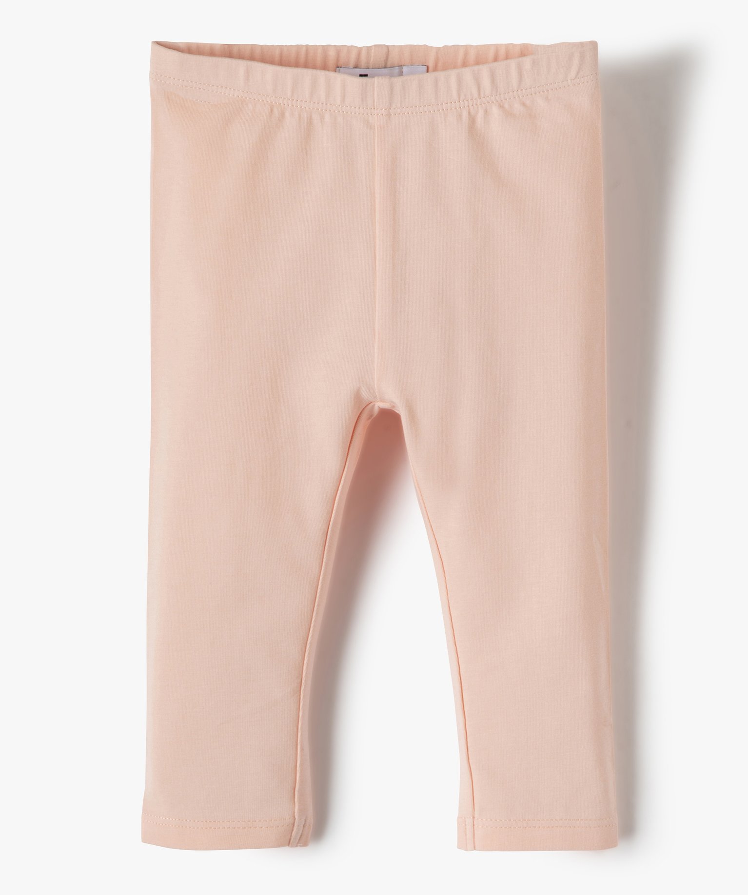 Legging long en coton stretch bébé fille - 6M - rose - GEMO