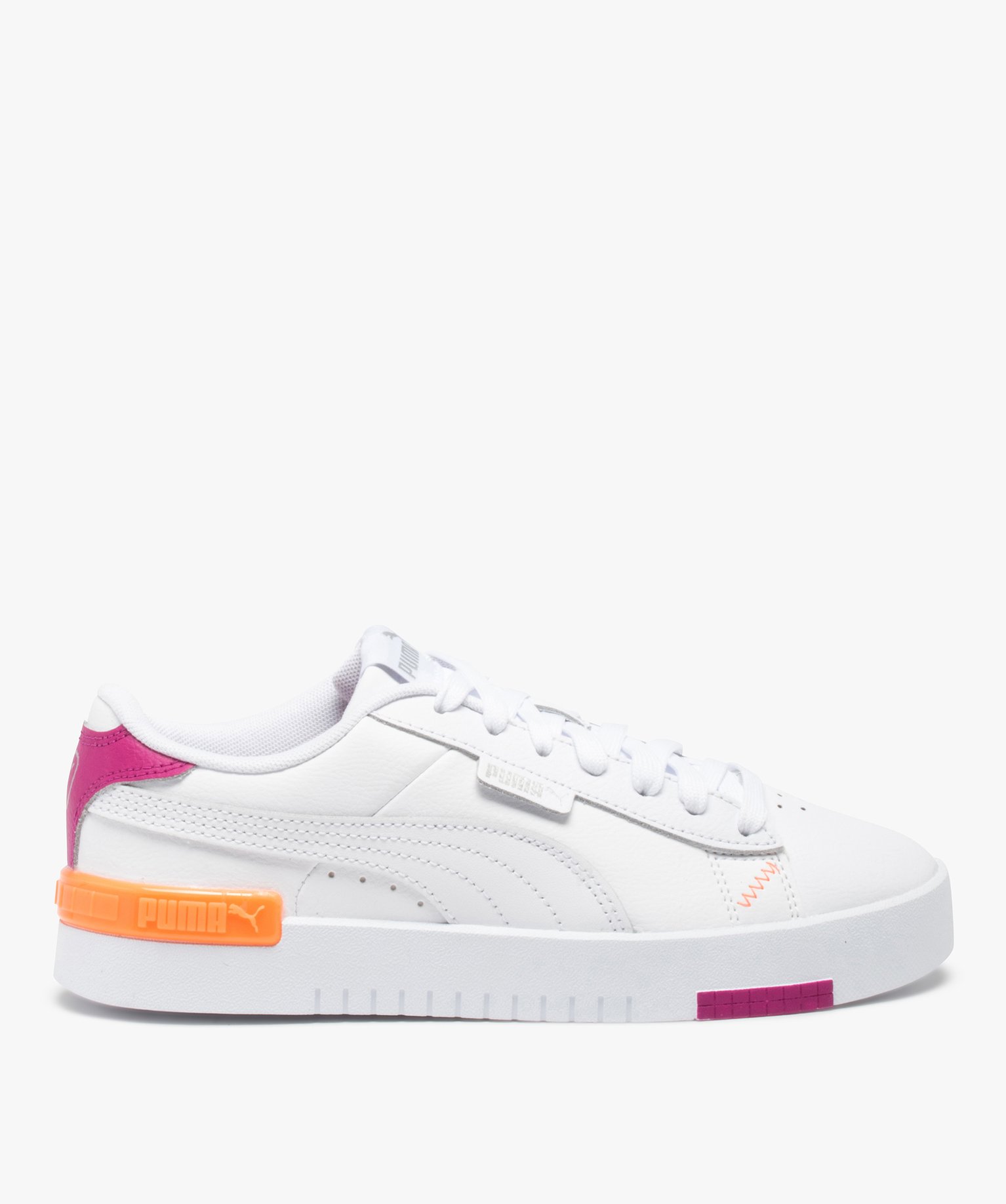 Baskets femme a details contrastants Puma Jada orange chine GEMO