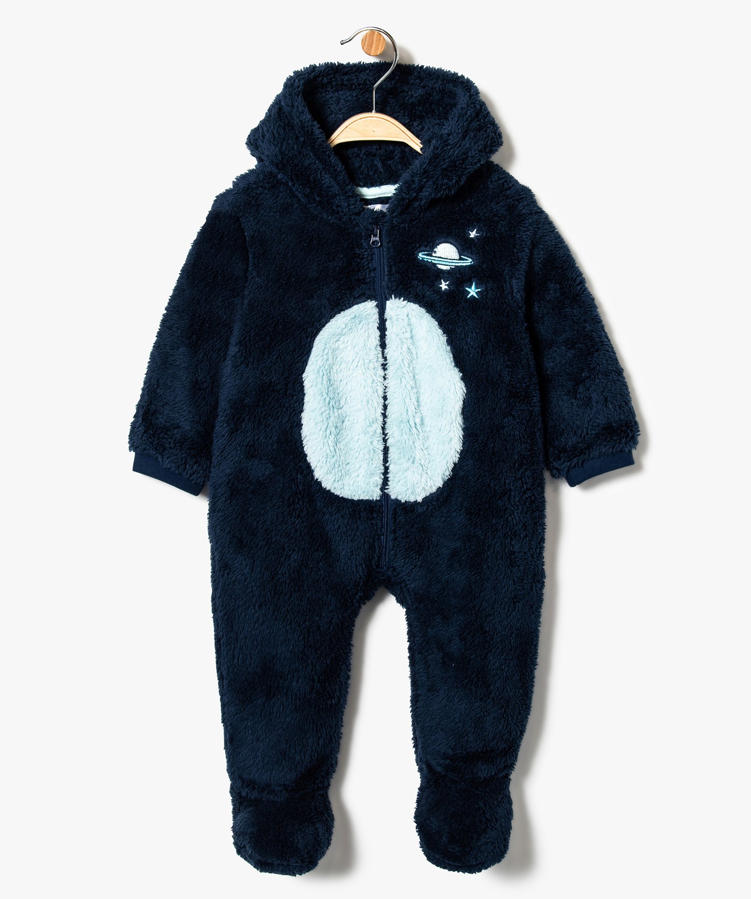 Surpyjama Ne Maille Peluche A Motifs Planetes Gemo