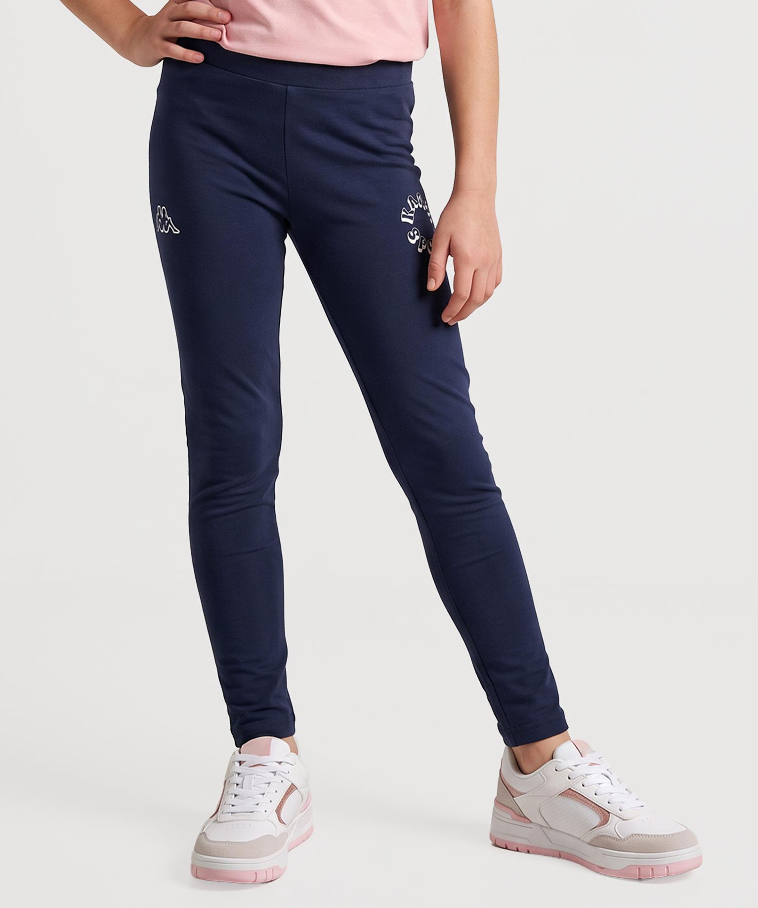 Legging en coton stretch à large taille élastiquée fille - Kappa - KAPPA Legging en coton stretch à large taille élastiquée fille - Kappa - KAPPA