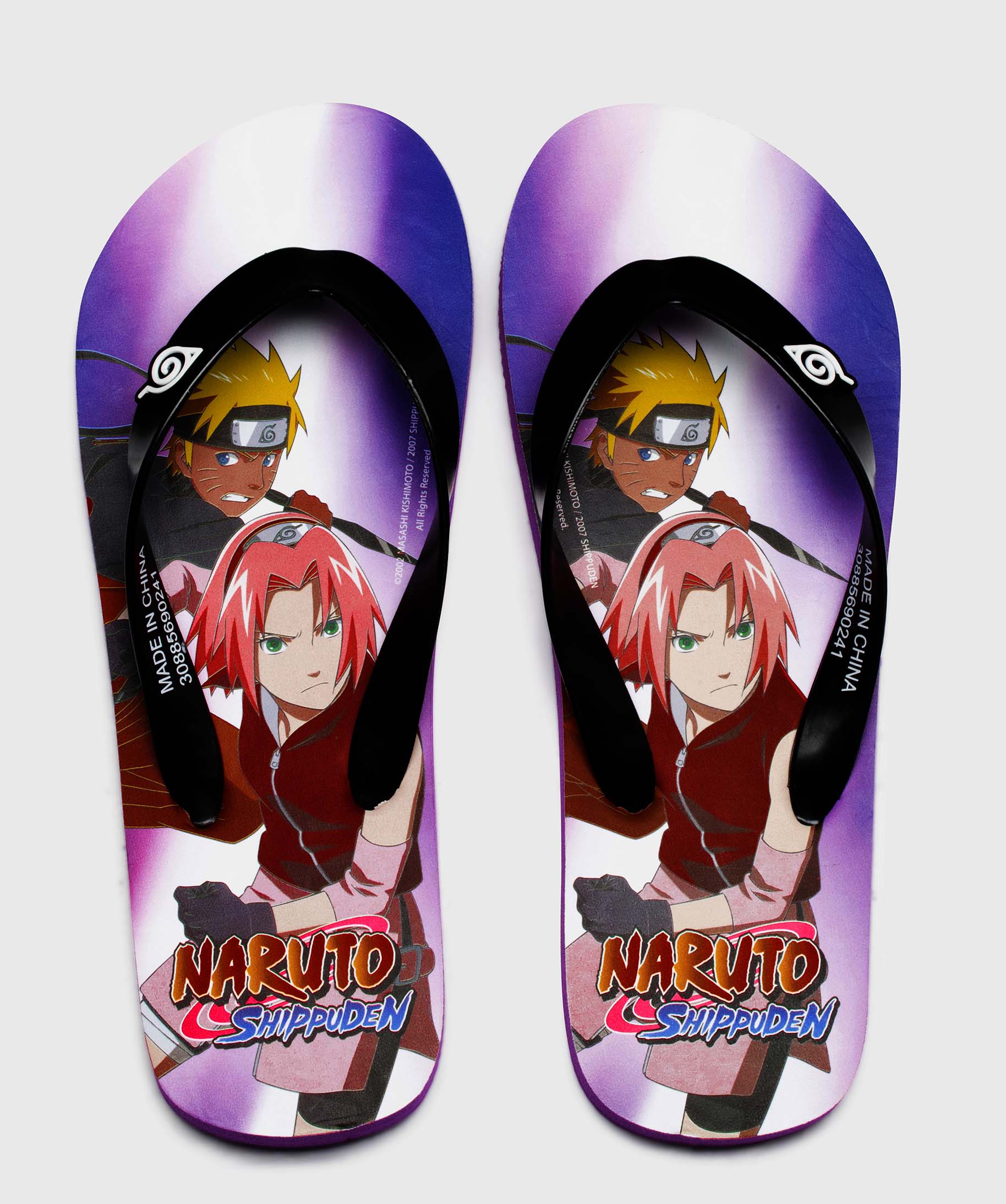 Tongs femme à semelle imprimée – Naruto - 41 - violet - NARUTO