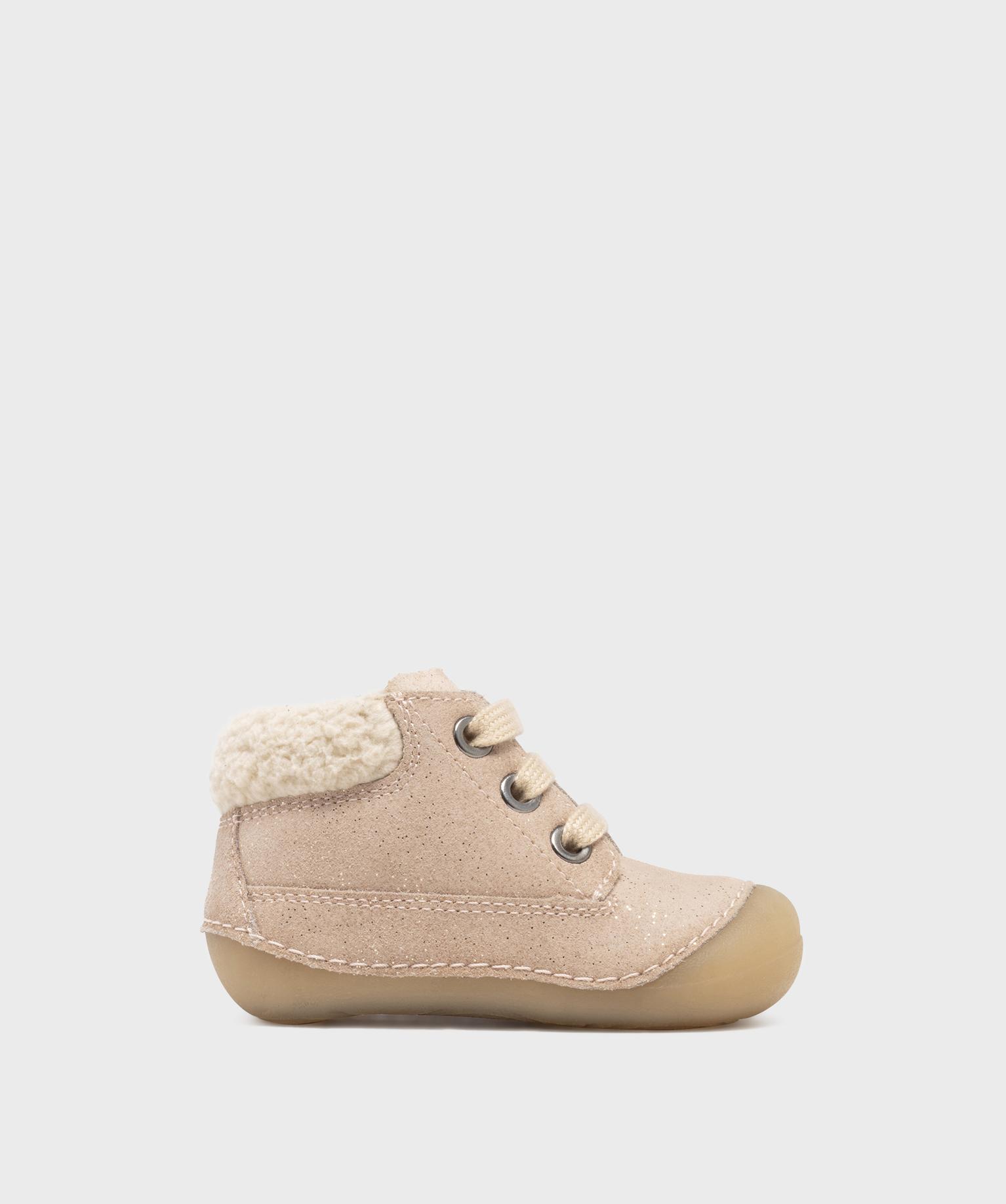 Bottillons en cuir bébé fille - Lovely Wings - 18 - rose clair - LOVELY WINGS
