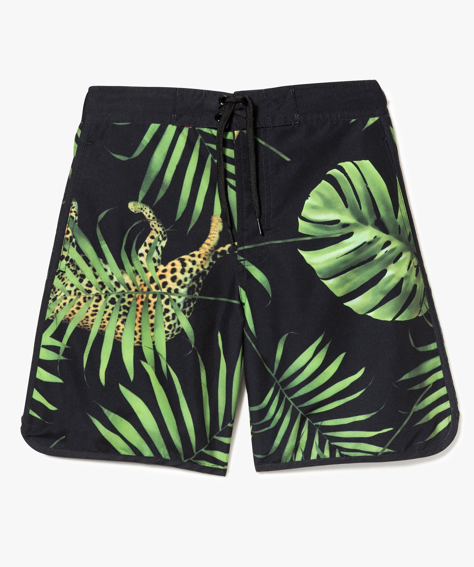 Short de bain motif jungle