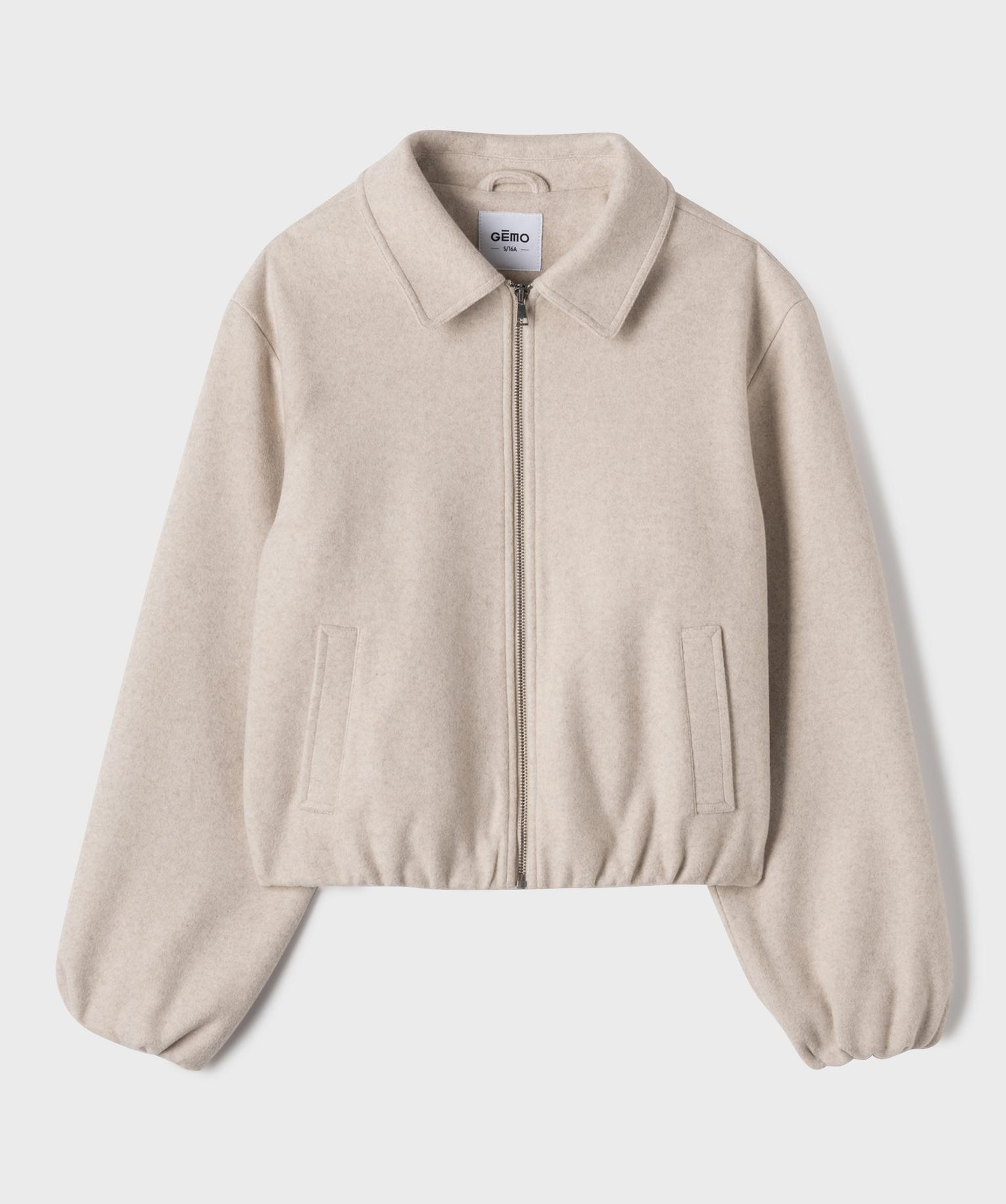 Veste zippée effet laine fille - GEMO Veste zippée effet laine fille - GEMO