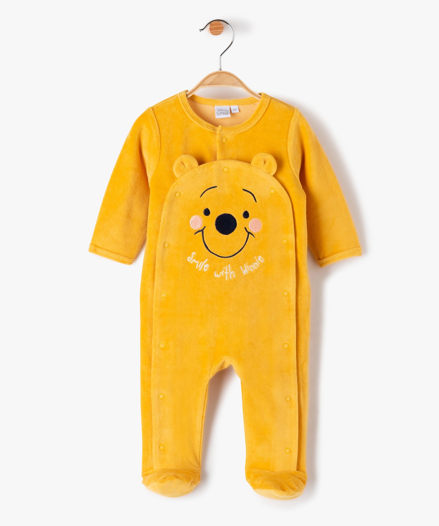 Pyjama bébé ouverture sur l’avant – Winnie l’ourson