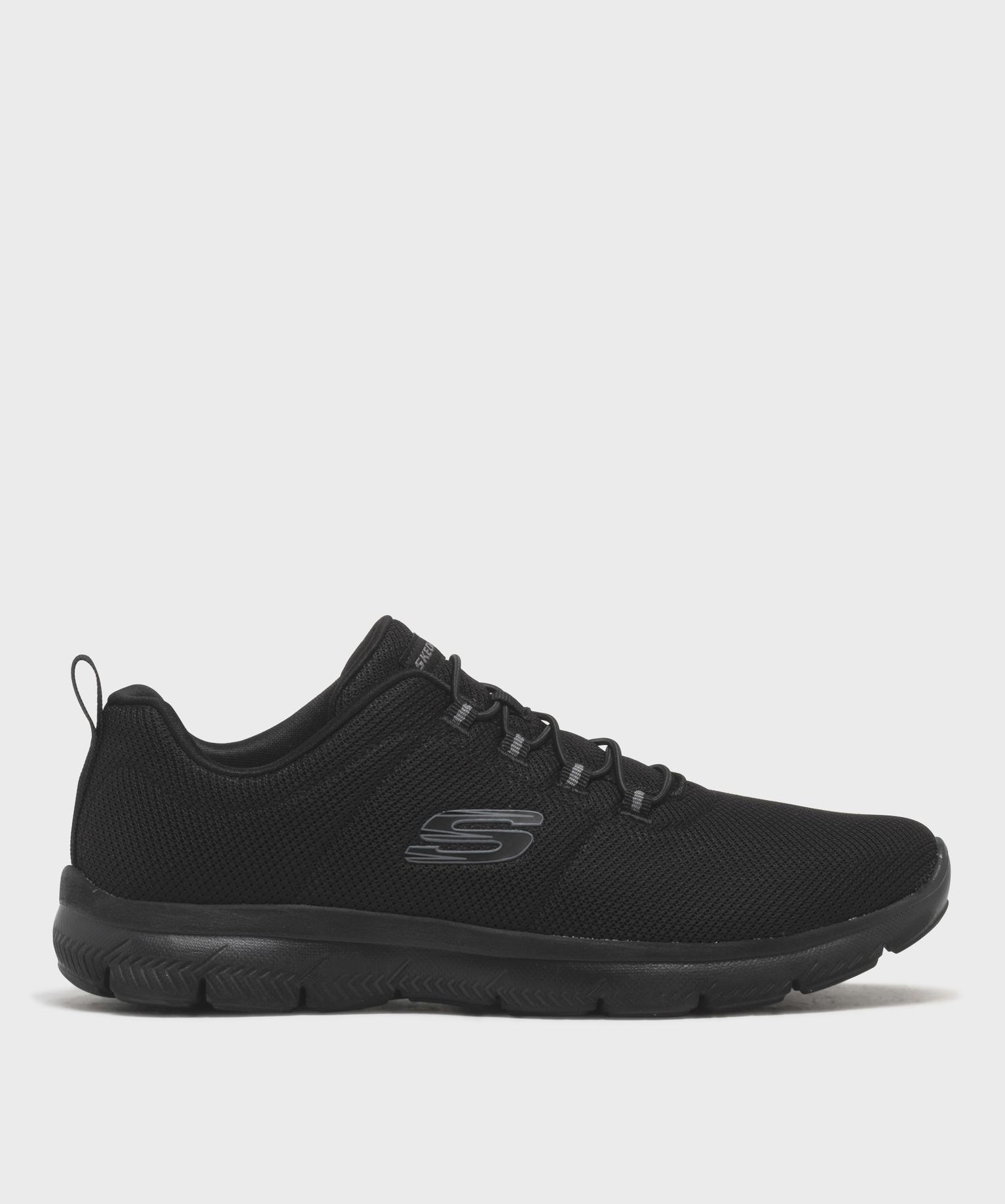 Baskets basses en mesh légères Pure Genius-Optimistic Mix femme - Skechers - 38 - noir standard - SKECHERS