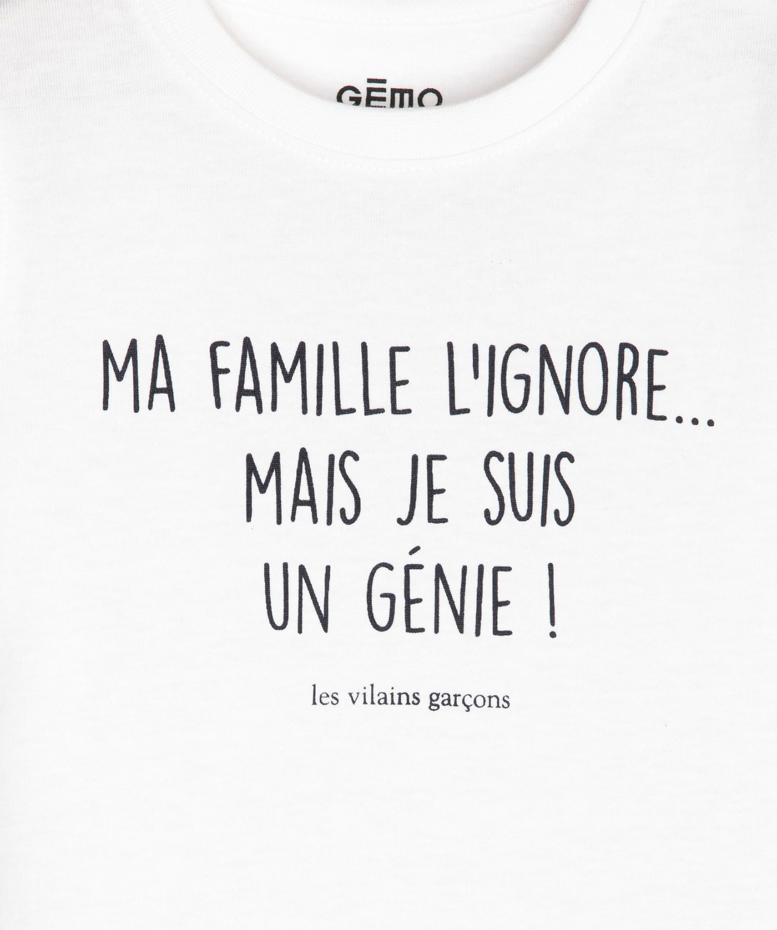 Tee Shirt Bebe Garcon A Message Humoristique Gemo X Le Gemo
