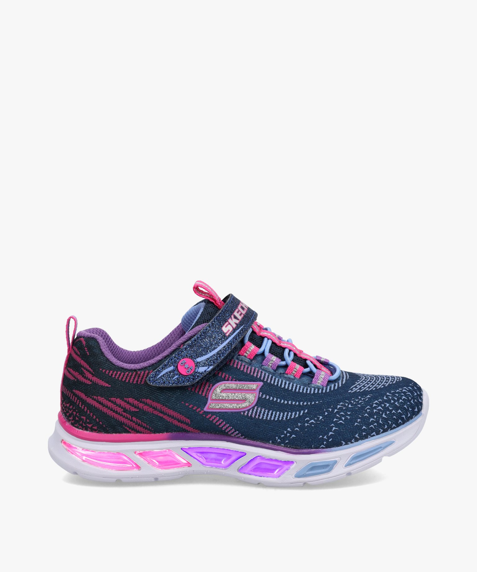 Baskets fille en mesh avec semelle lumineuse Skechers