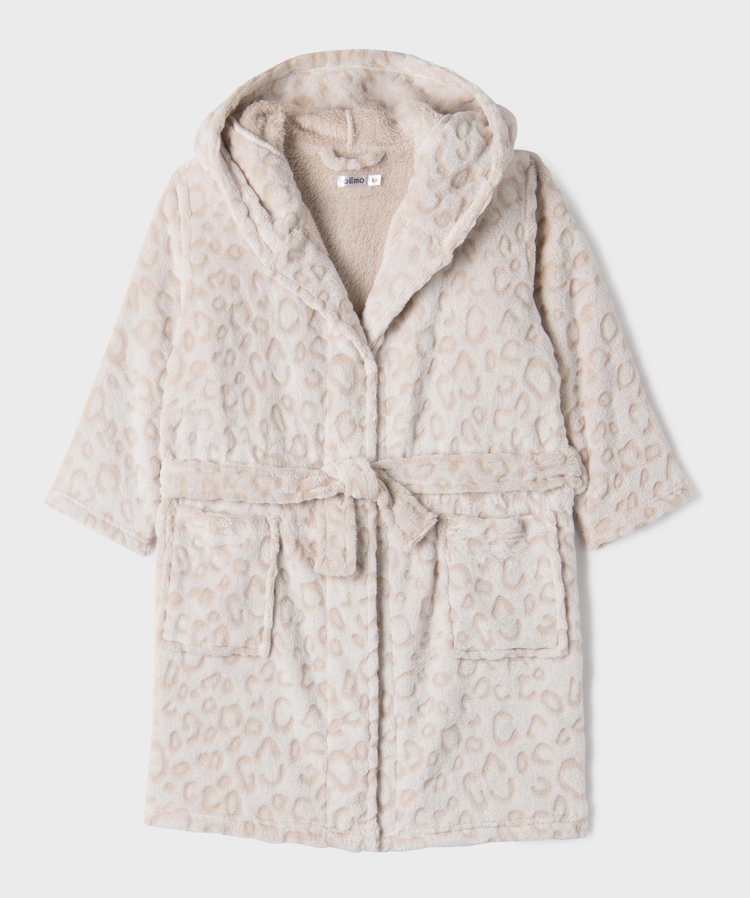 Robe de chambre chaude texturée fille - GEMO